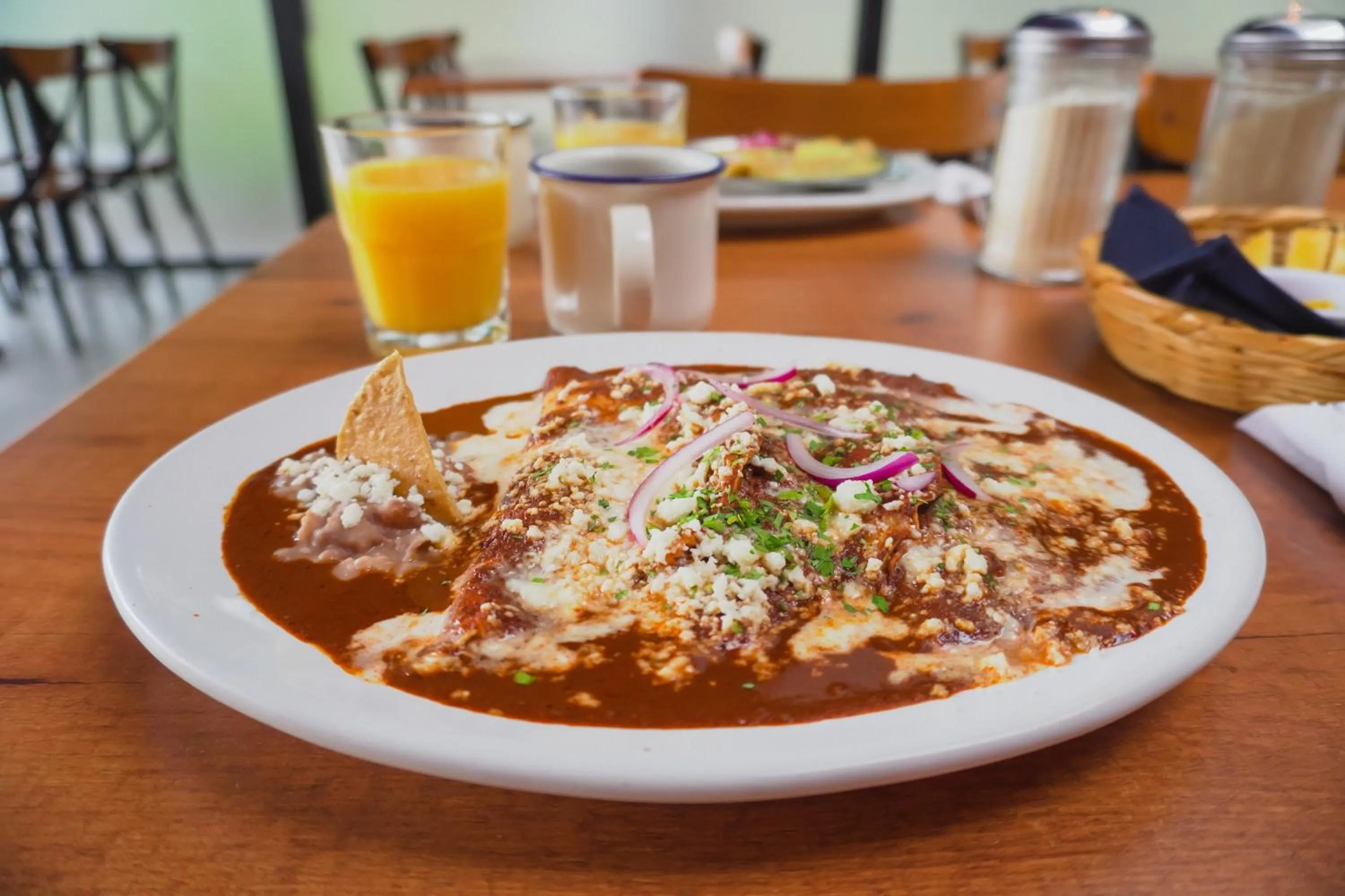 Breakfast in Hotel RV Park San Ramón
