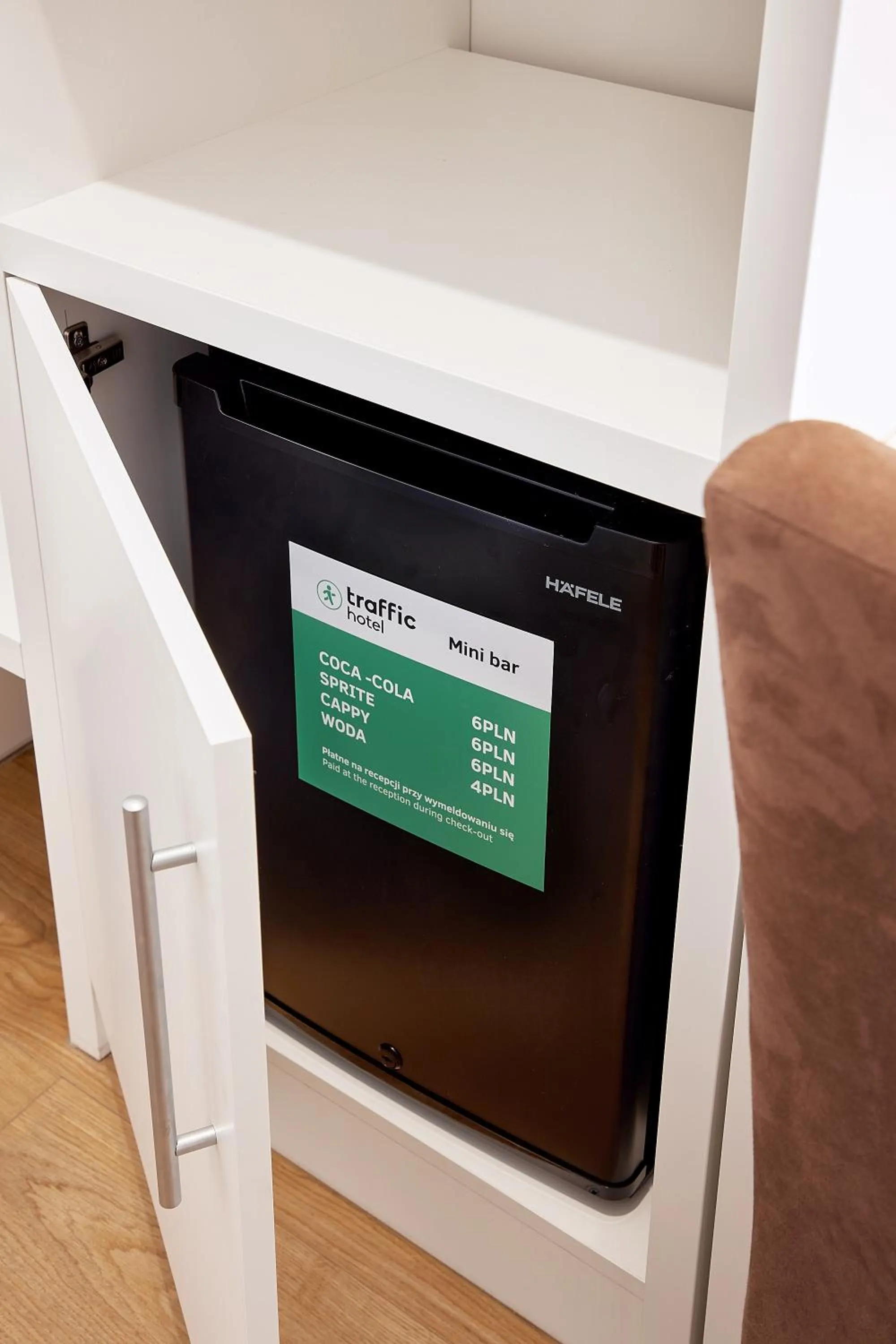 minibar in Hotel Traffic Poznań Stare Miasto