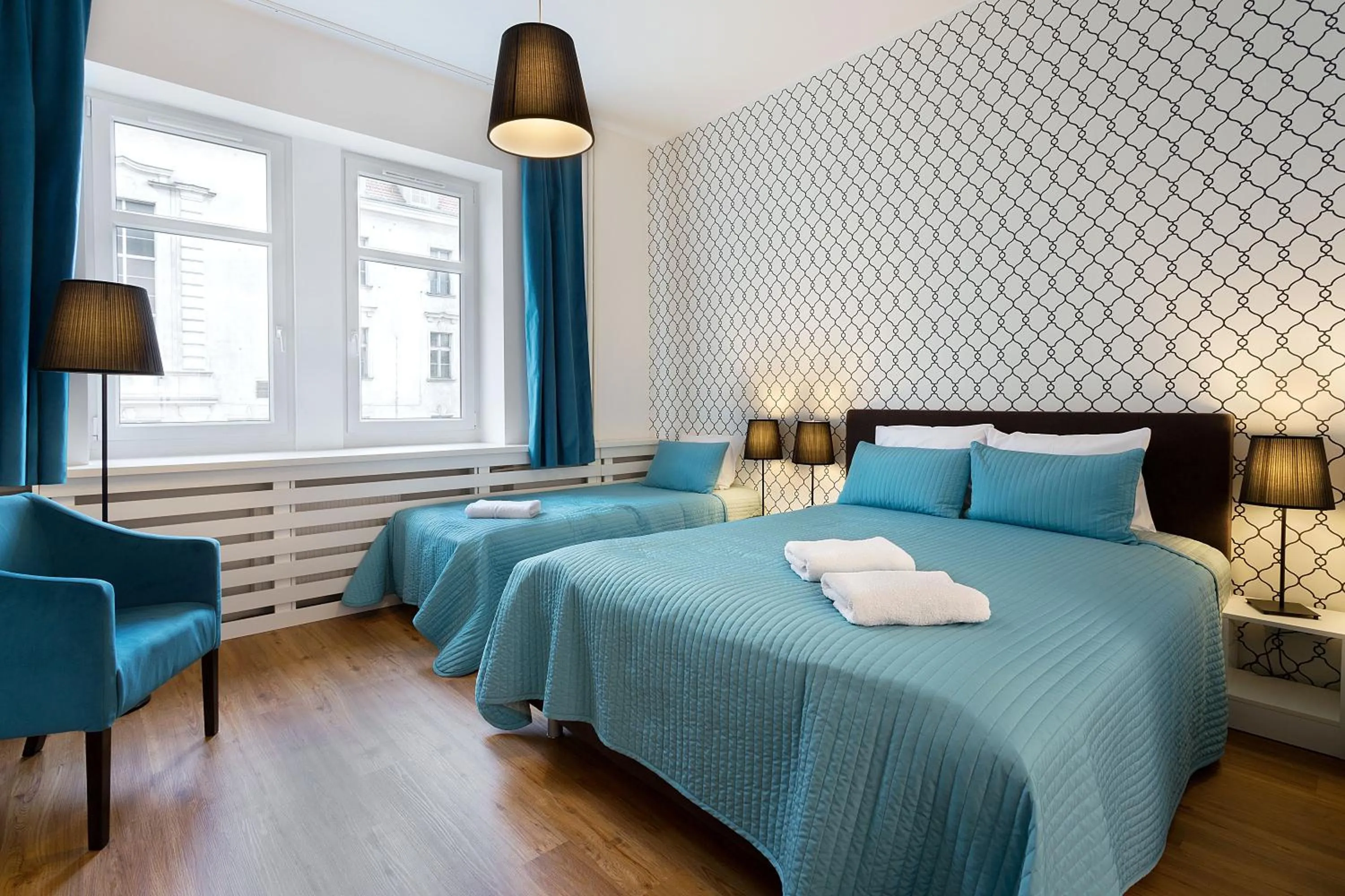 Bed in Hotel Traffic Poznań Stare Miasto