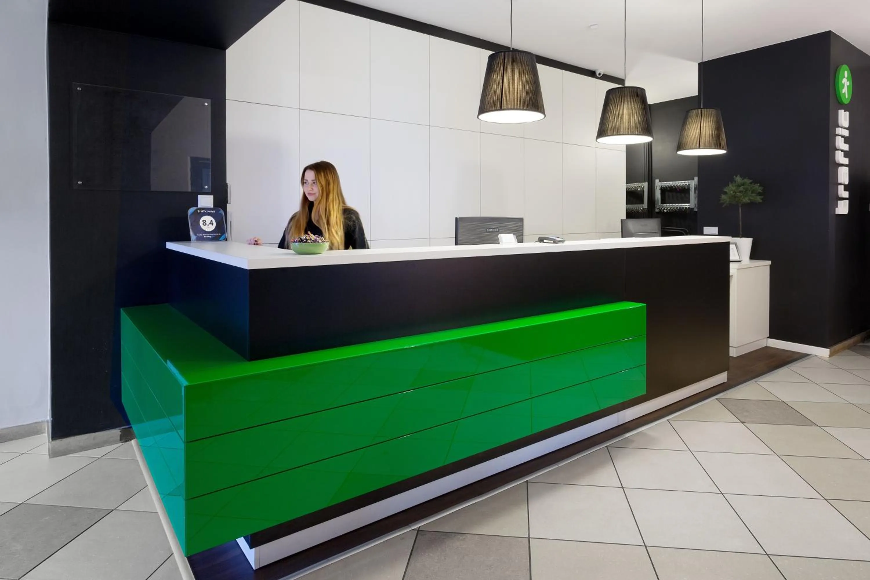 Lobby or reception in Hotel Traffic Poznań Stare Miasto