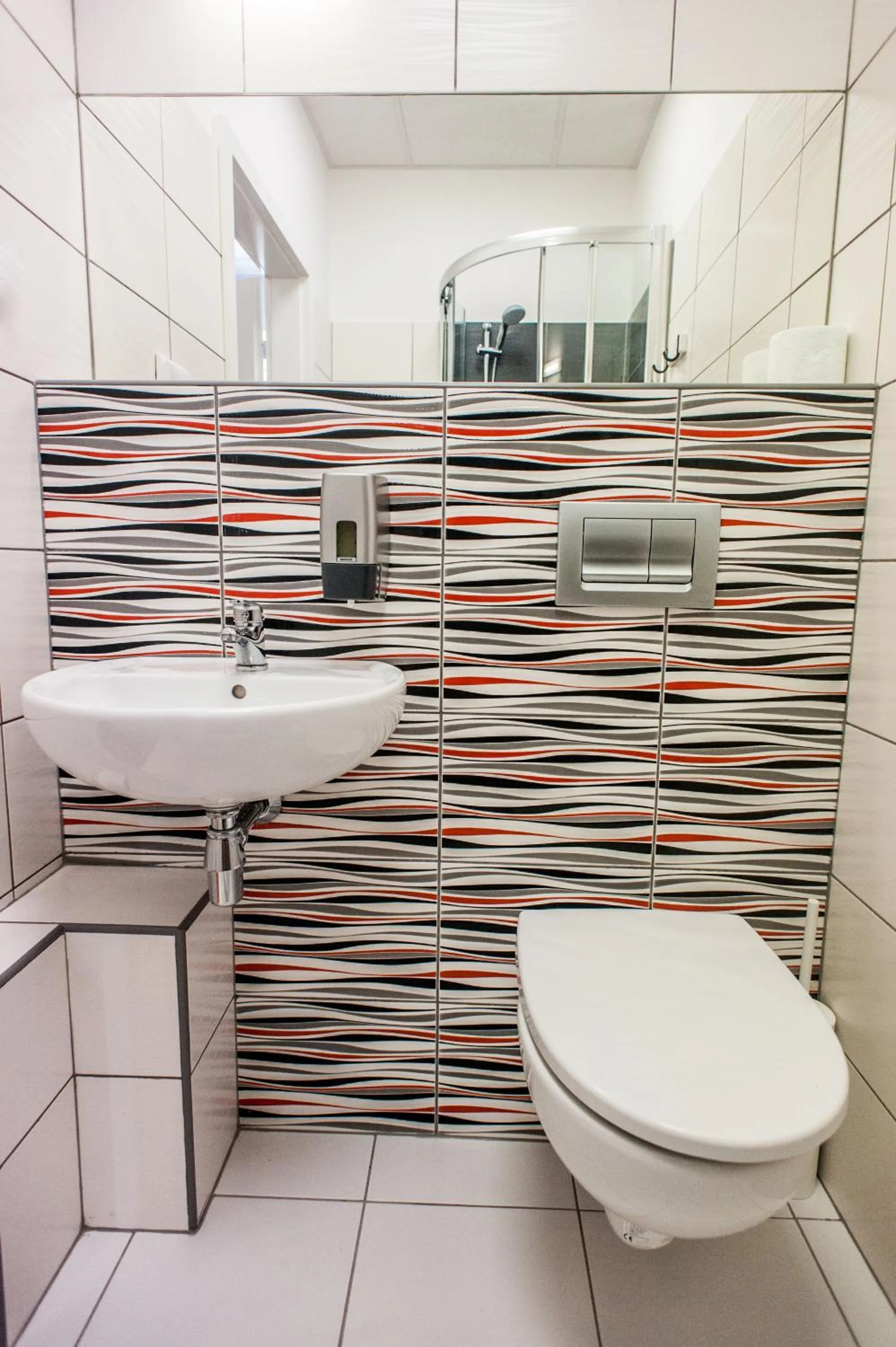 Bathroom in Hotel Traffic Poznań Stare Miasto