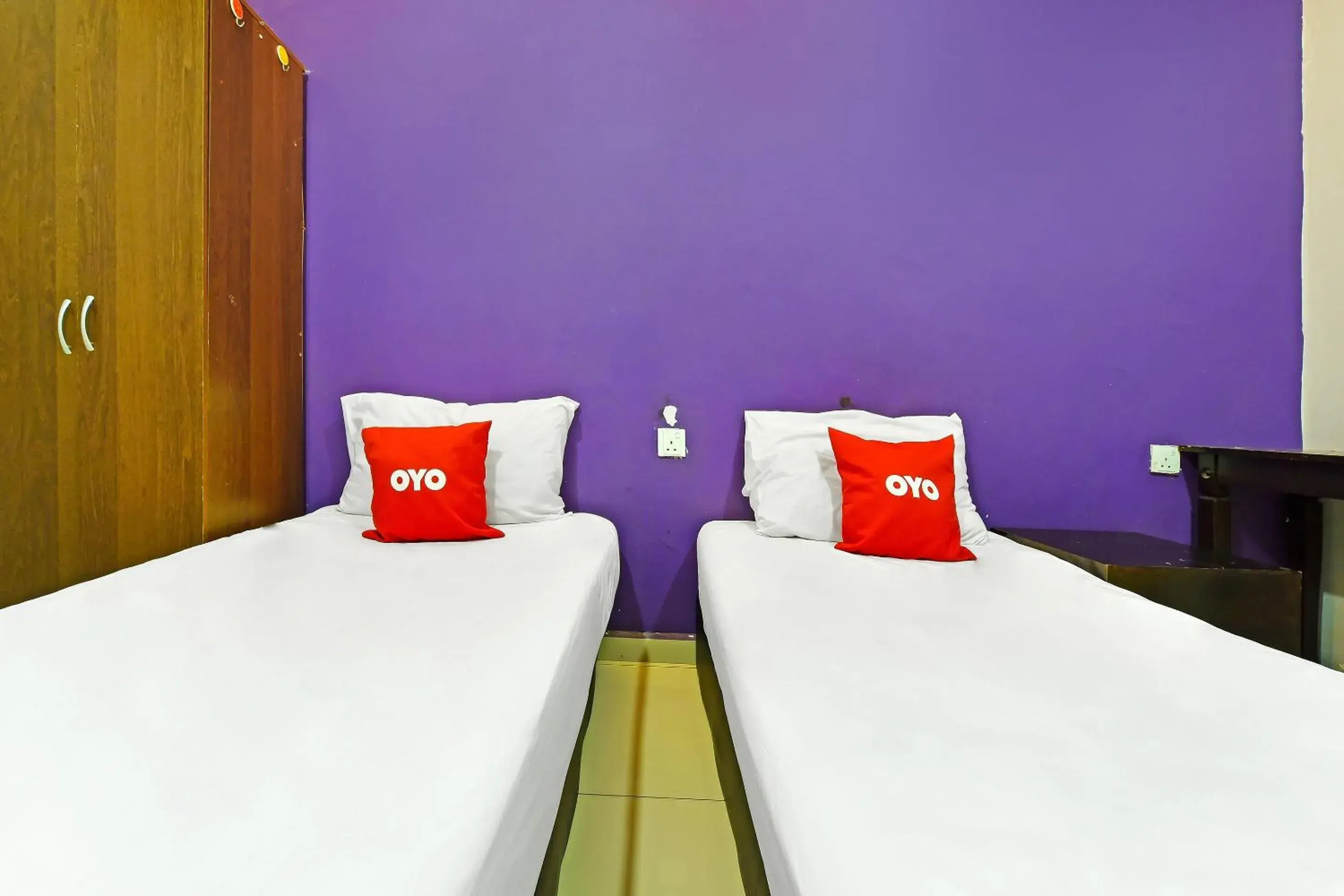 Standard Twin Room - single occupancy in Hotel O Elwarda Klcity Standard Twin Room - single occupancy in Hotel O Elwarda Klcity