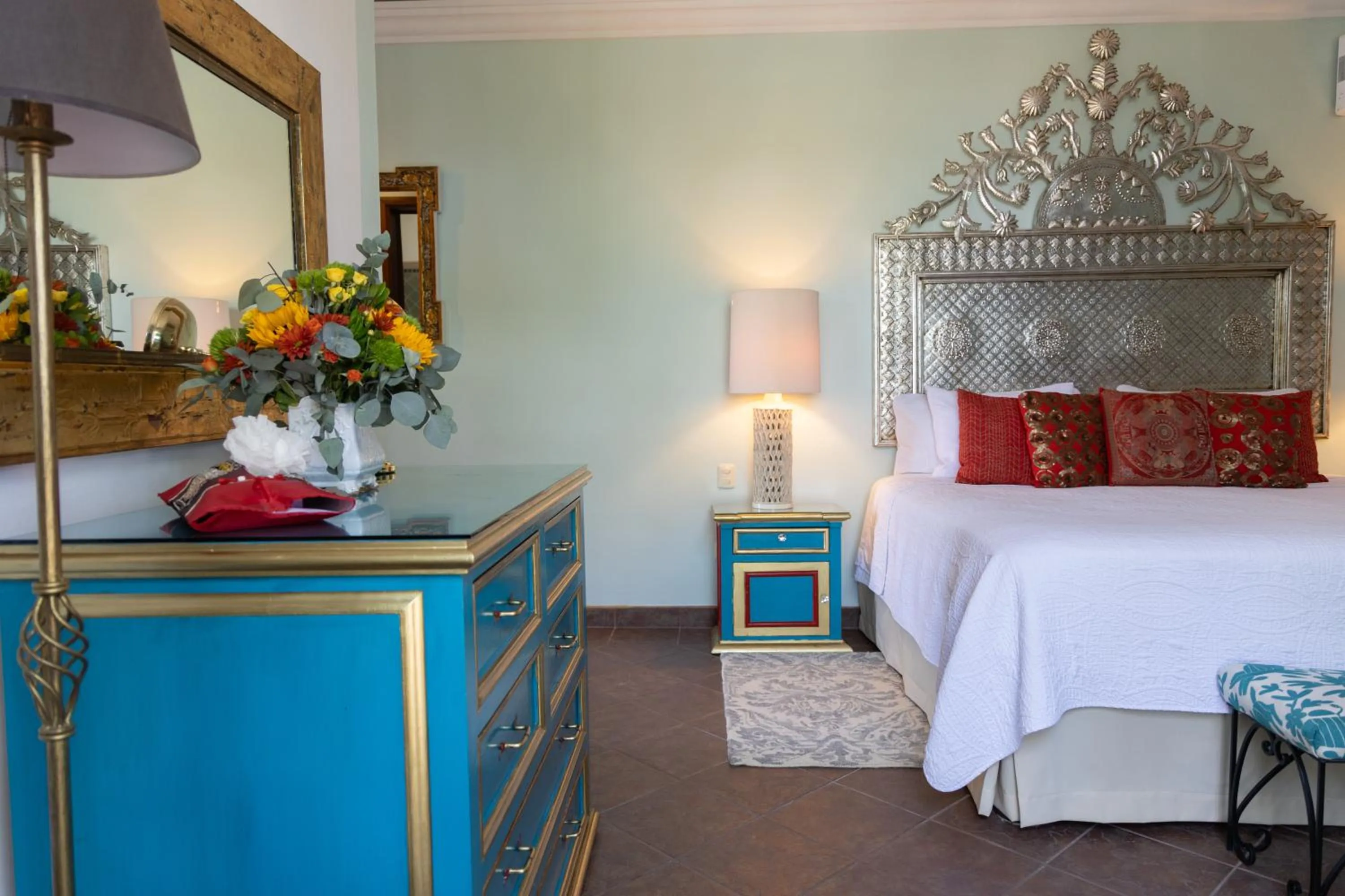 Bed in Casa Schuck Boutique Hotel