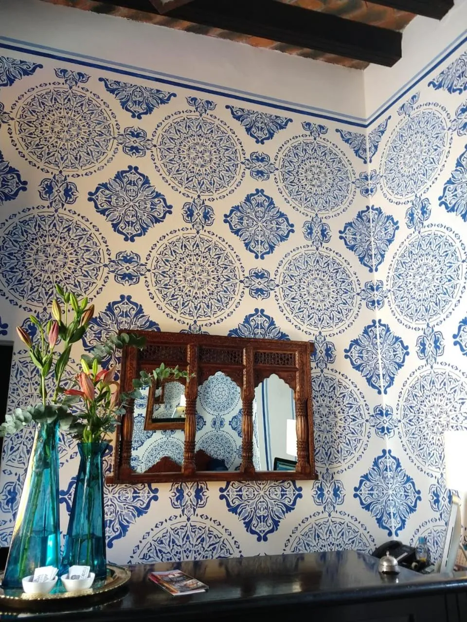 Decorative detail in Casa Schuck Boutique Hotel