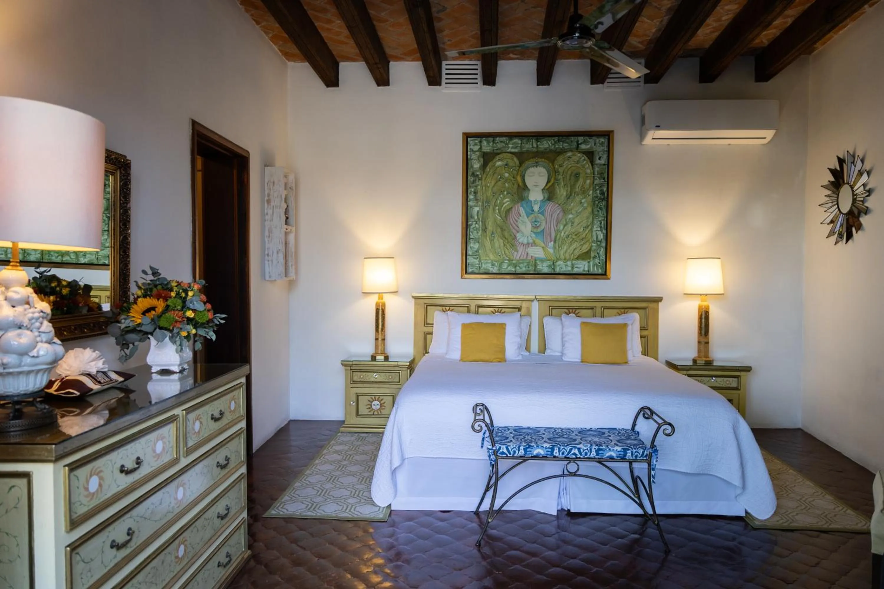 Bed in Casa Schuck Boutique Hotel