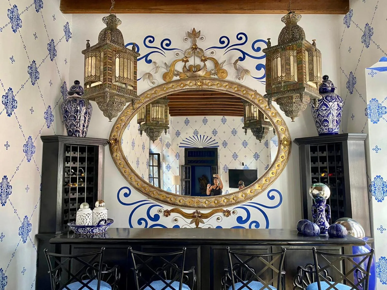 Lounge or bar in Casa Schuck Boutique Hotel