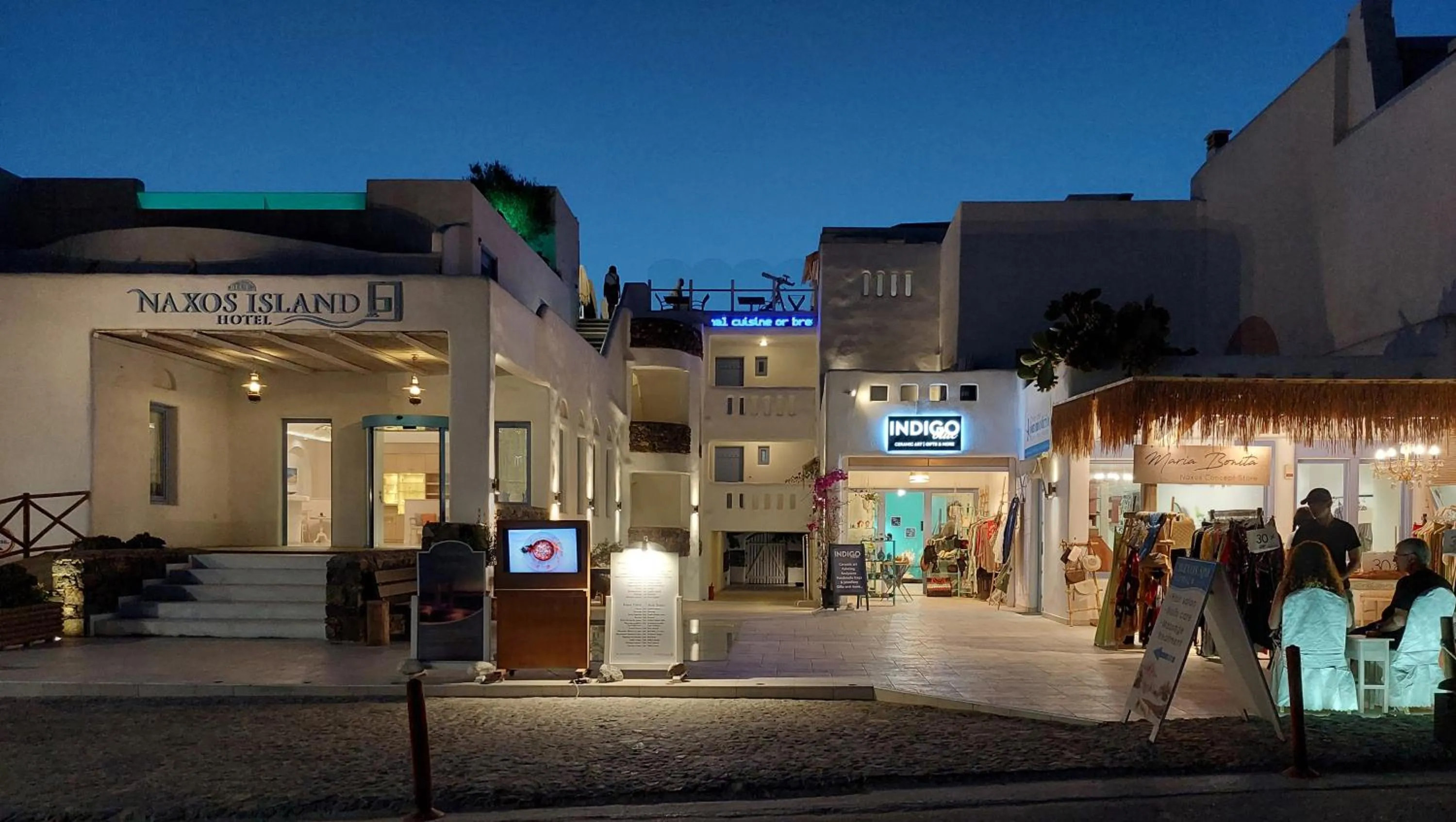 Property building in Naxos Island Hotel