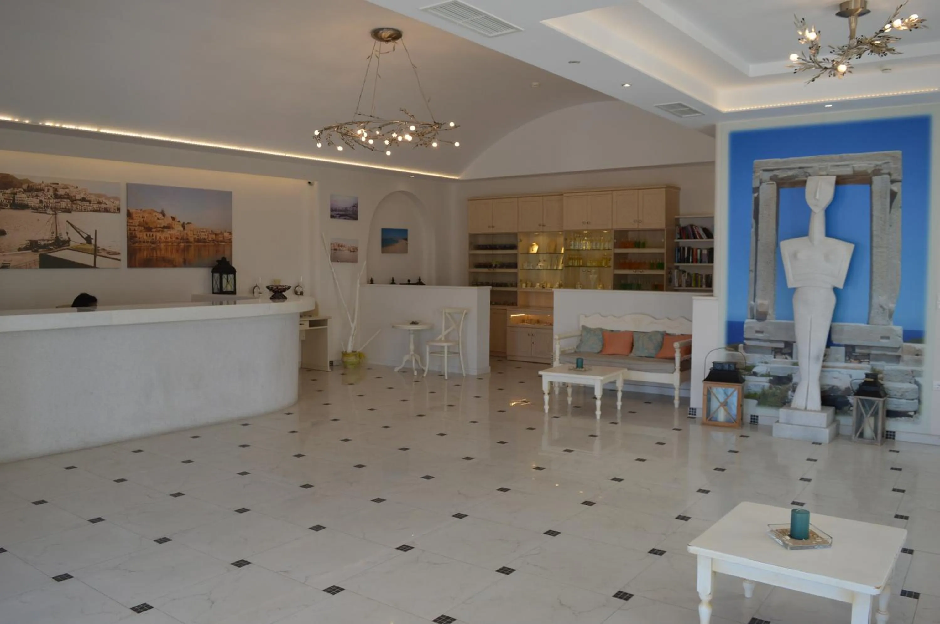 Lobby or reception in Naxos Island Hotel
