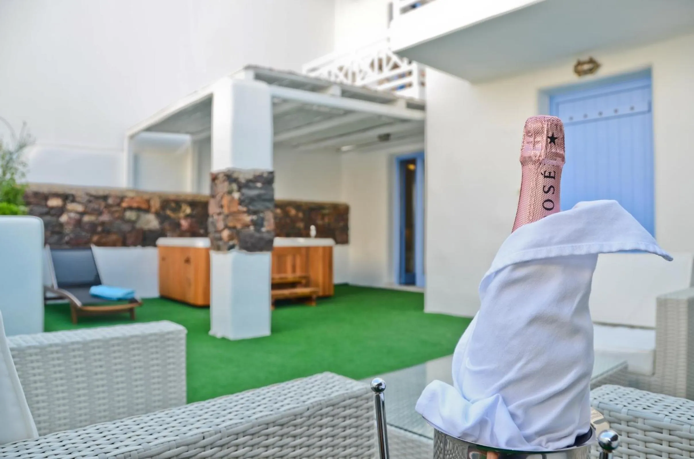 Balcony/Terrace in Naxos Island Hotel