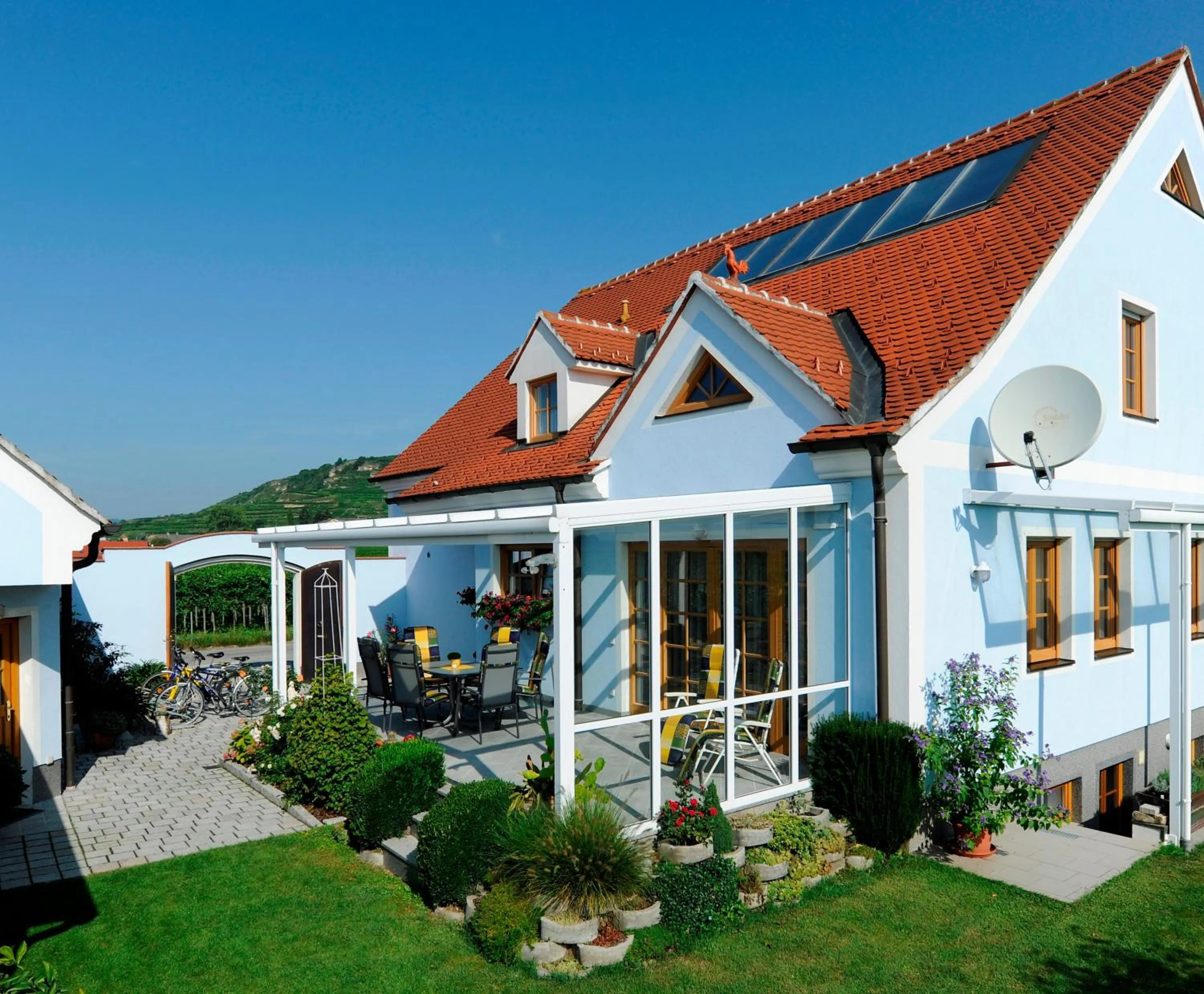 Patio in Gästehaus Krappel