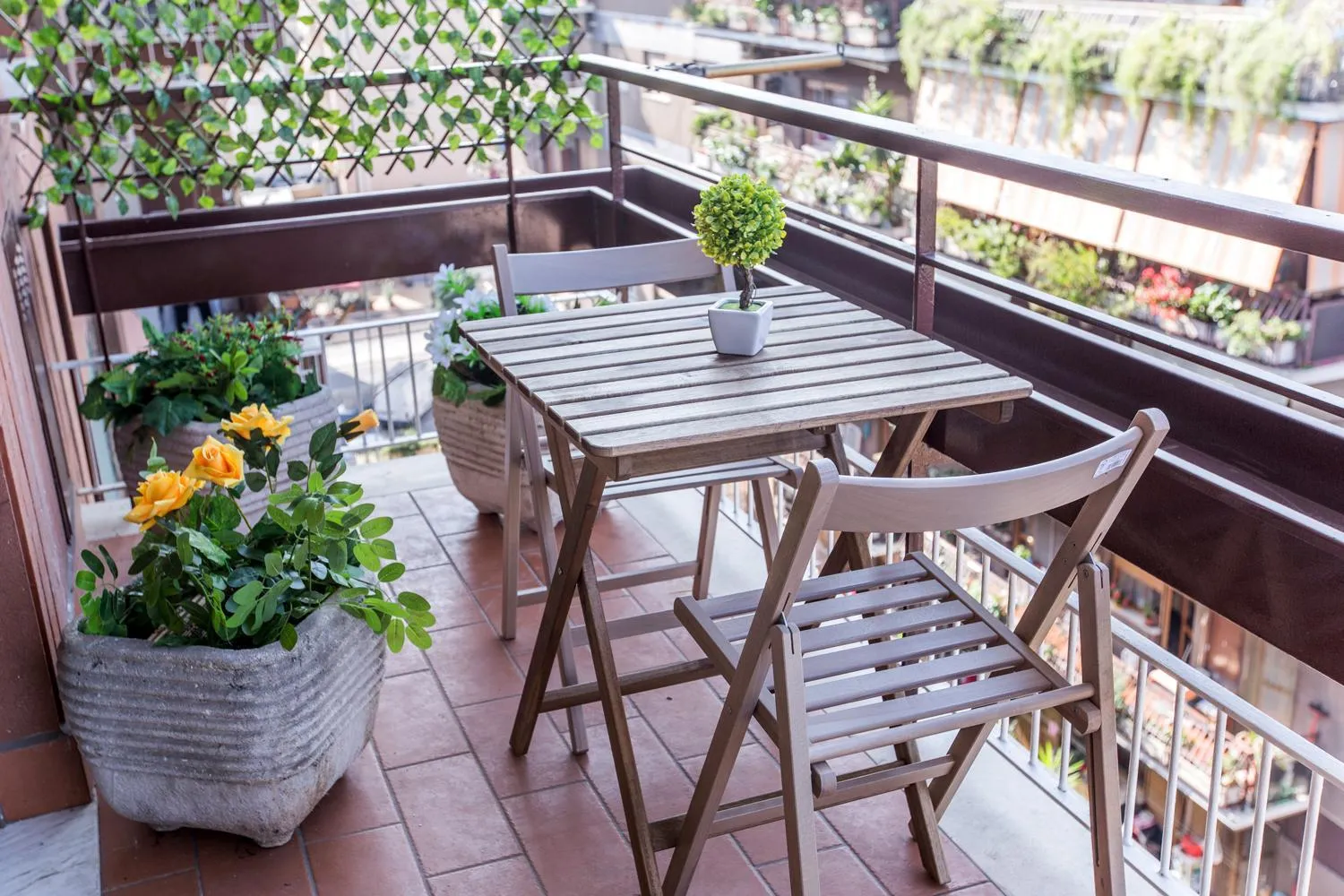 Balcony/Terrace in Quelli della via Gluck