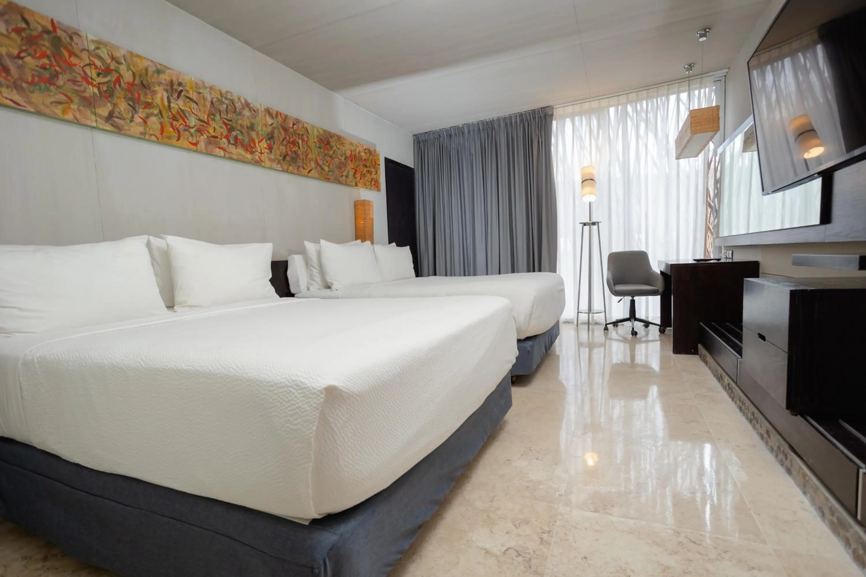 furniture, Bed in Courtyard by Marriott Tuxpan Veracruz