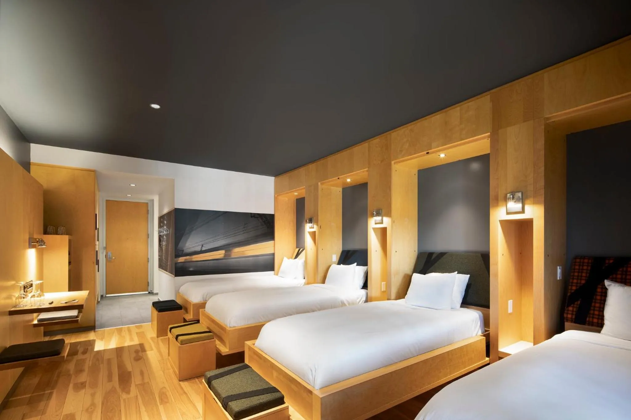 Bed in Hôtel & Spa Le Germain Charlevoix