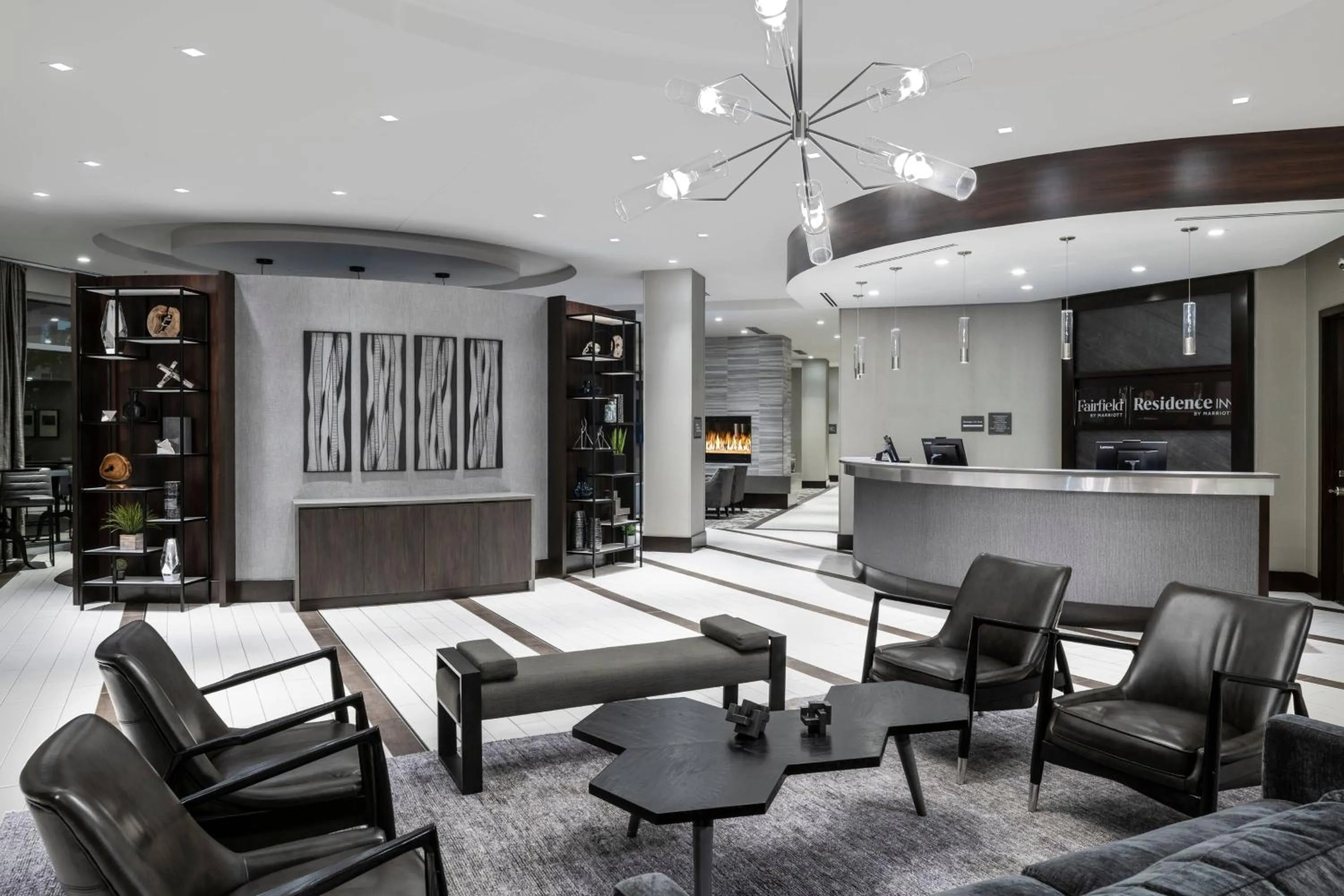 Lobby or reception in Residence Inn by Marriott Boston Logan Airport/Chelsea