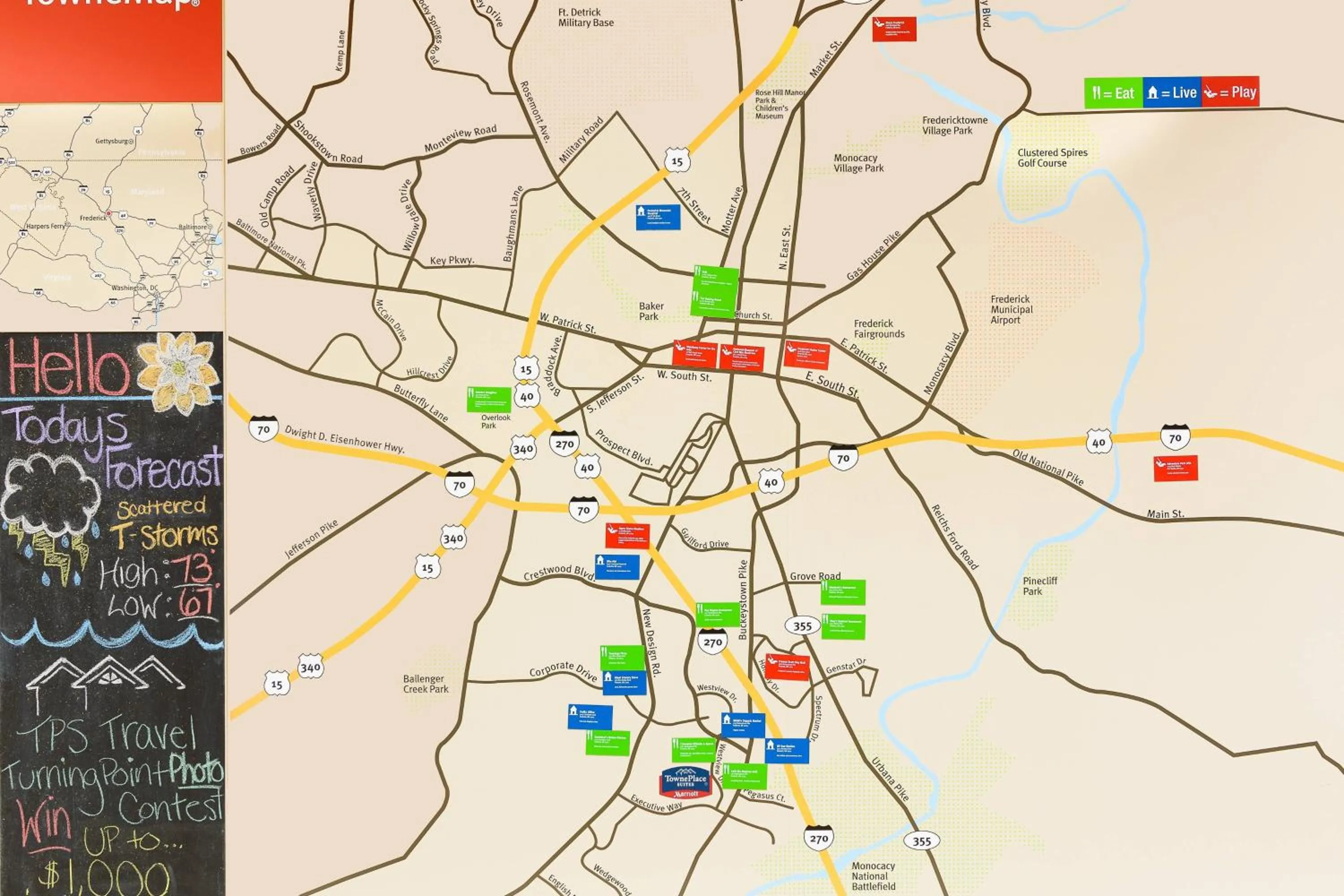 View (from property/room) in TownePlace Suites by Marriott Frederick