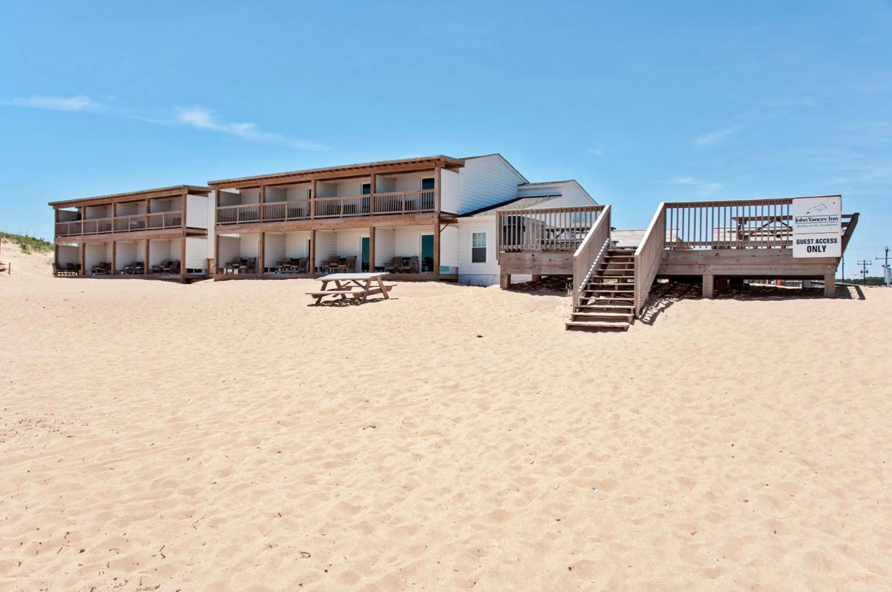 Facade/entrance in John Yancey Oceanfront Inn
