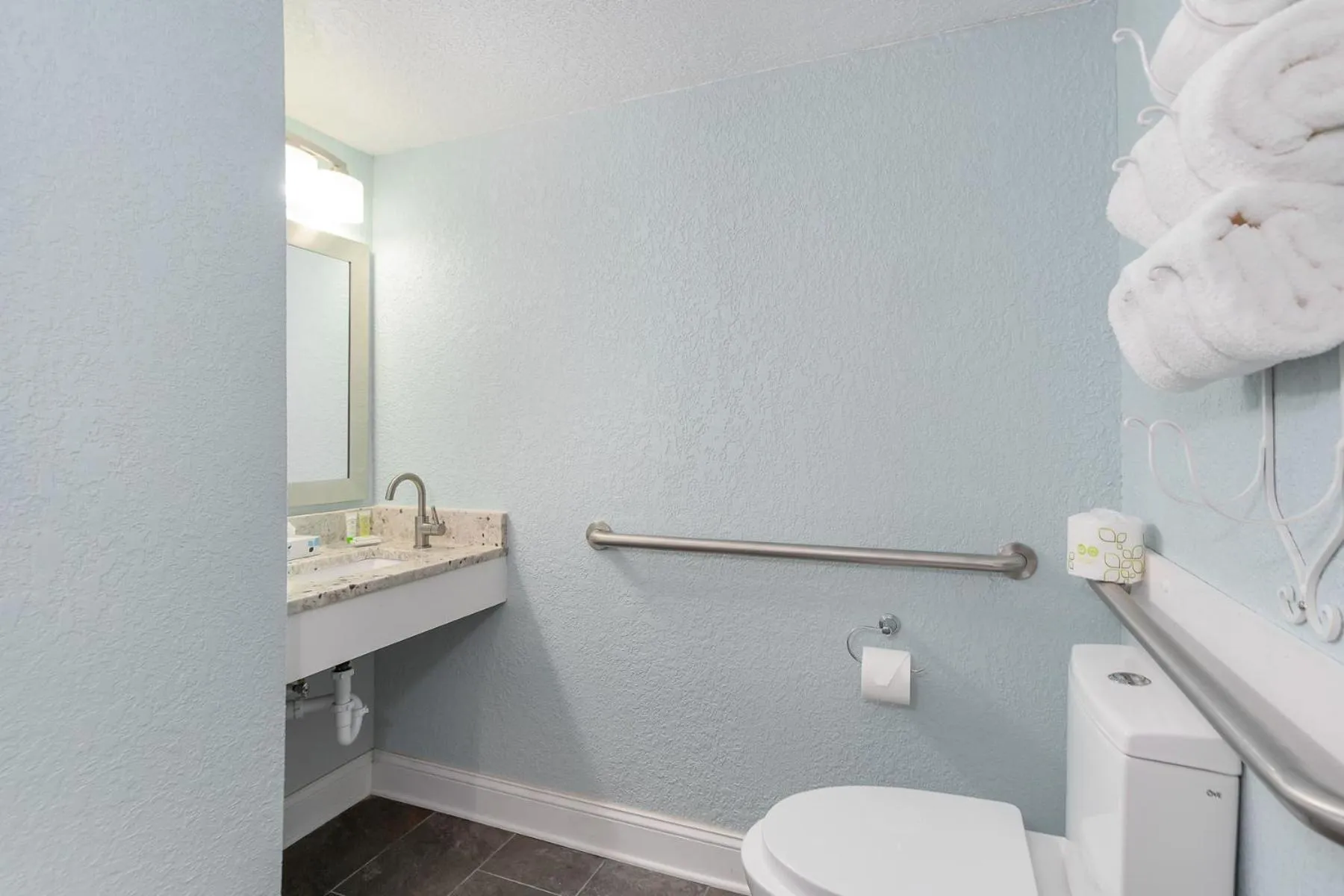 Toilet in John Yancey Oceanfront Inn