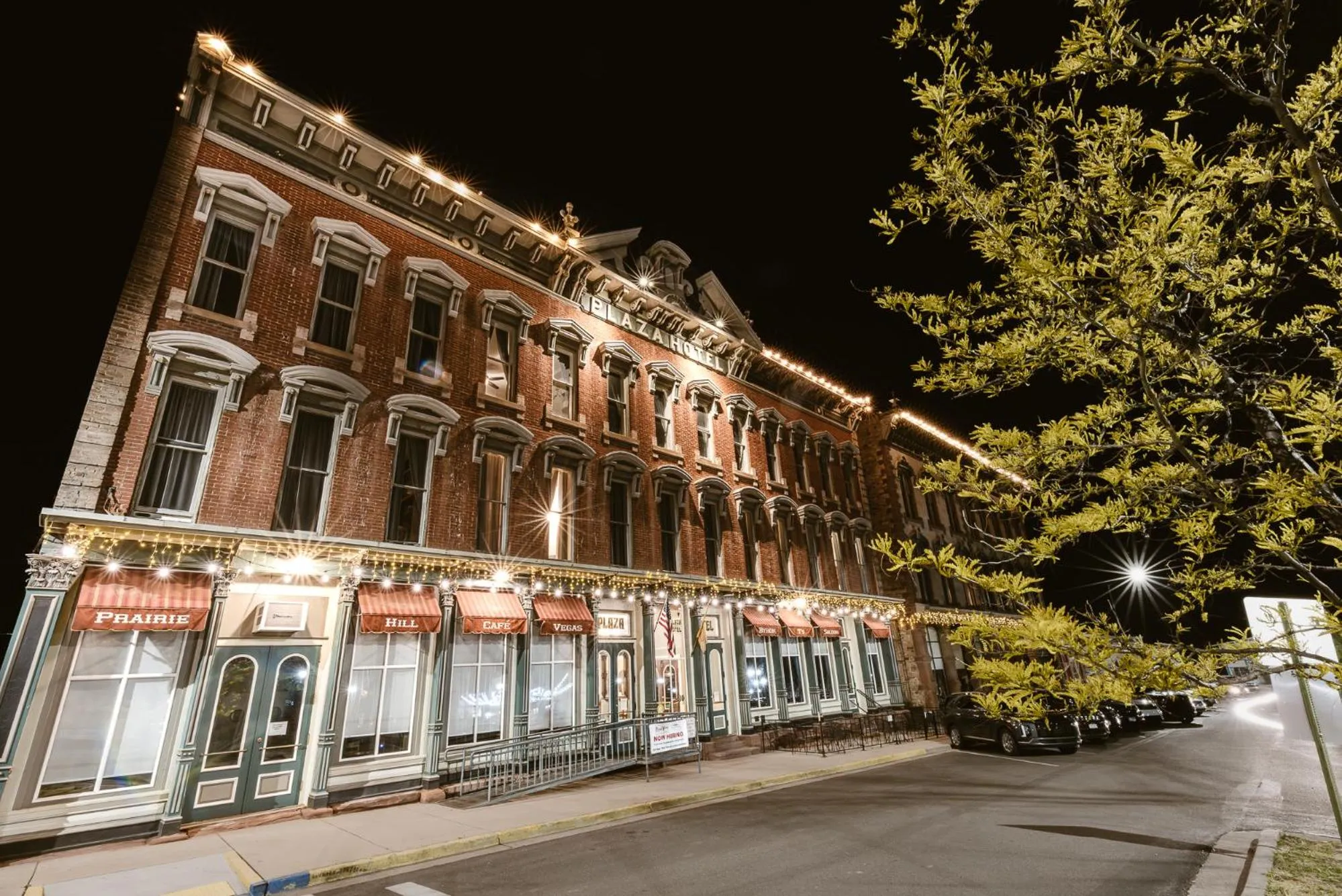 Property building in Historic Plaza Hotel