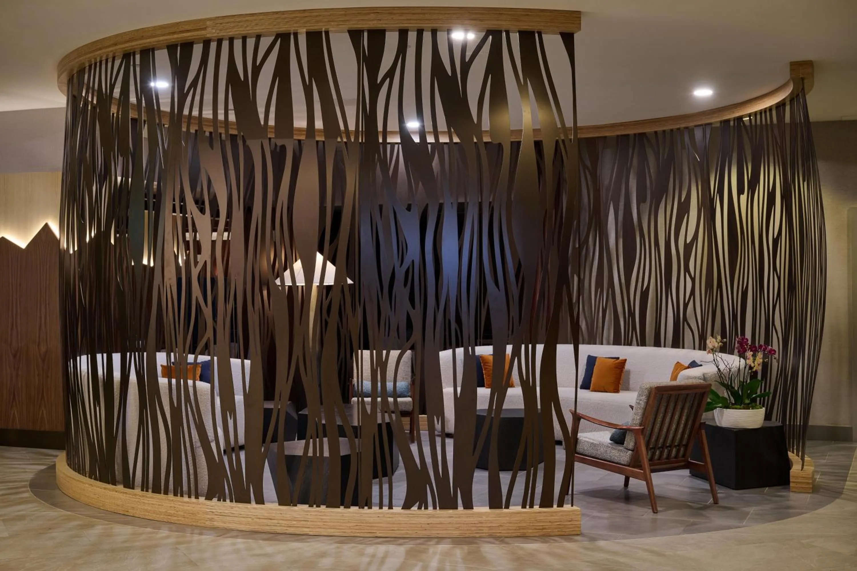 Lobby or reception in Hilton Anchorage