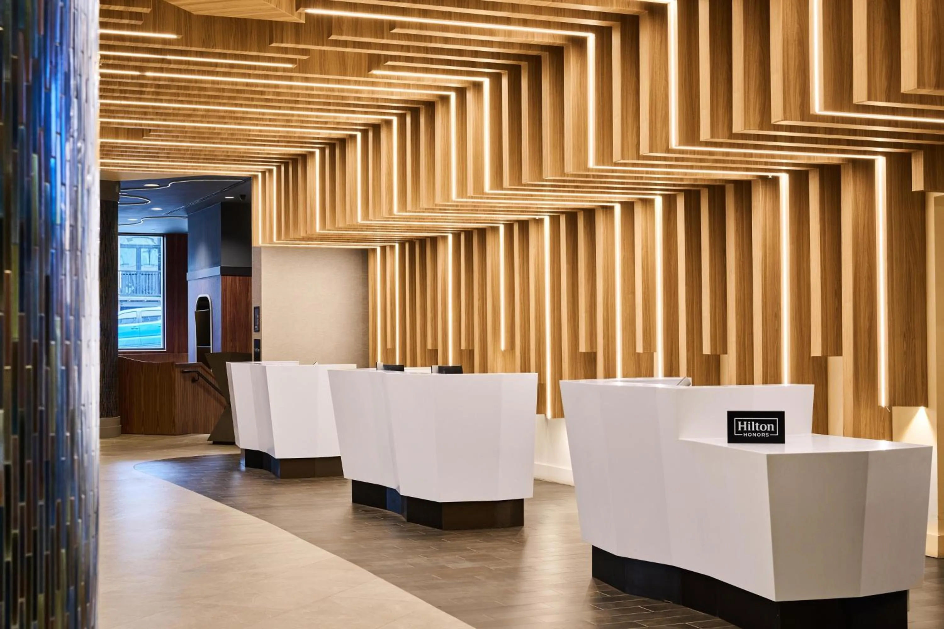 Lobby or reception in Hilton Anchorage