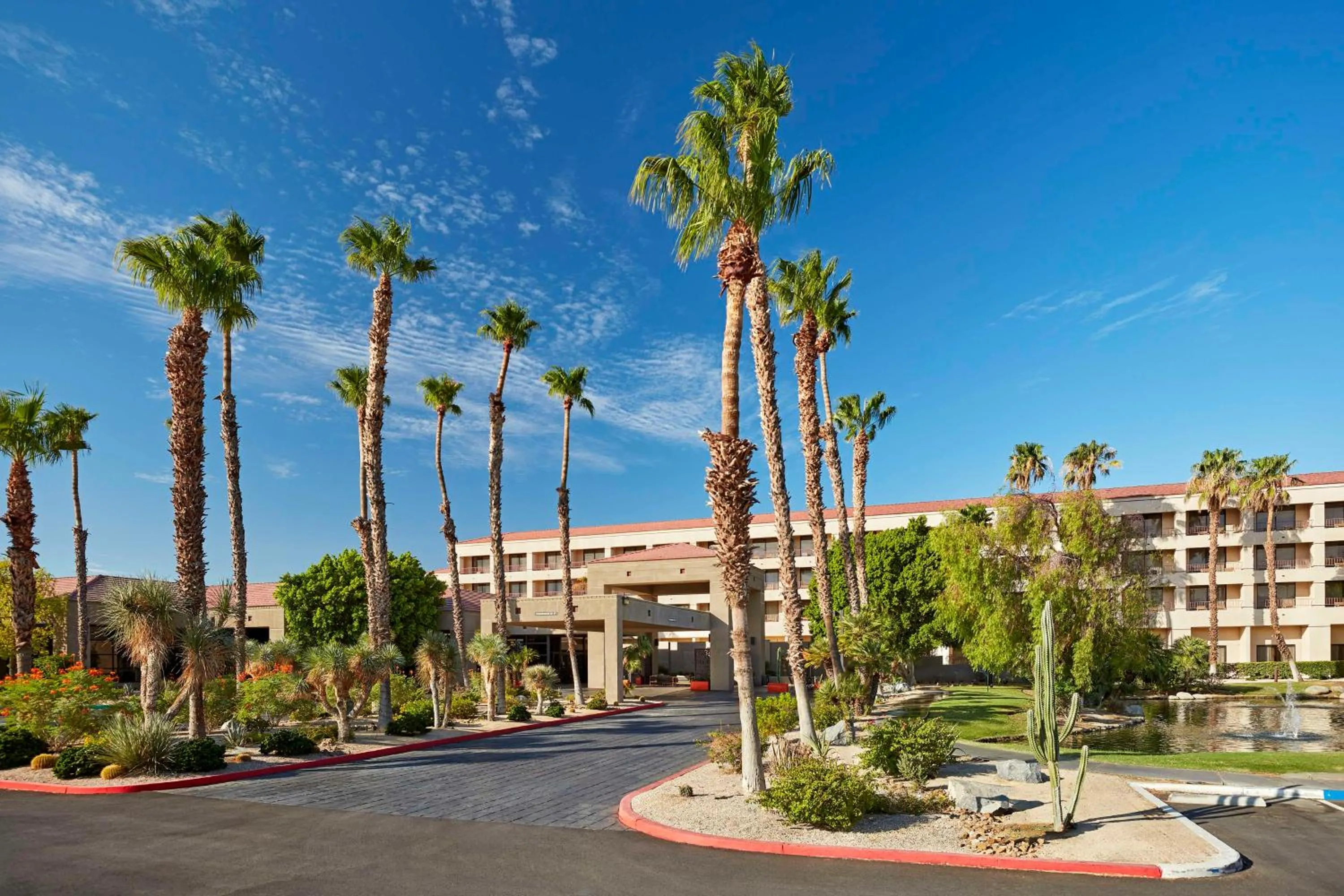 Property building in DoubleTree by Hilton Golf Resort Palm Springs