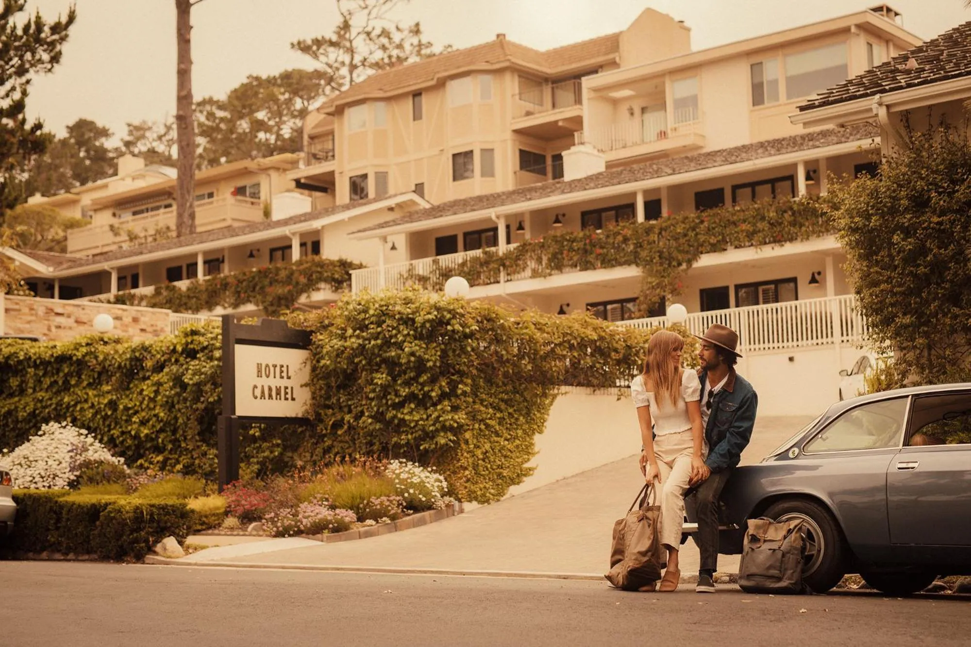 Facade/entrance in Hotel Carmel