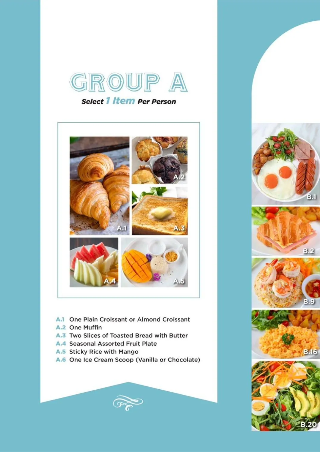 Food and drinks in The Kiri Villas Resort