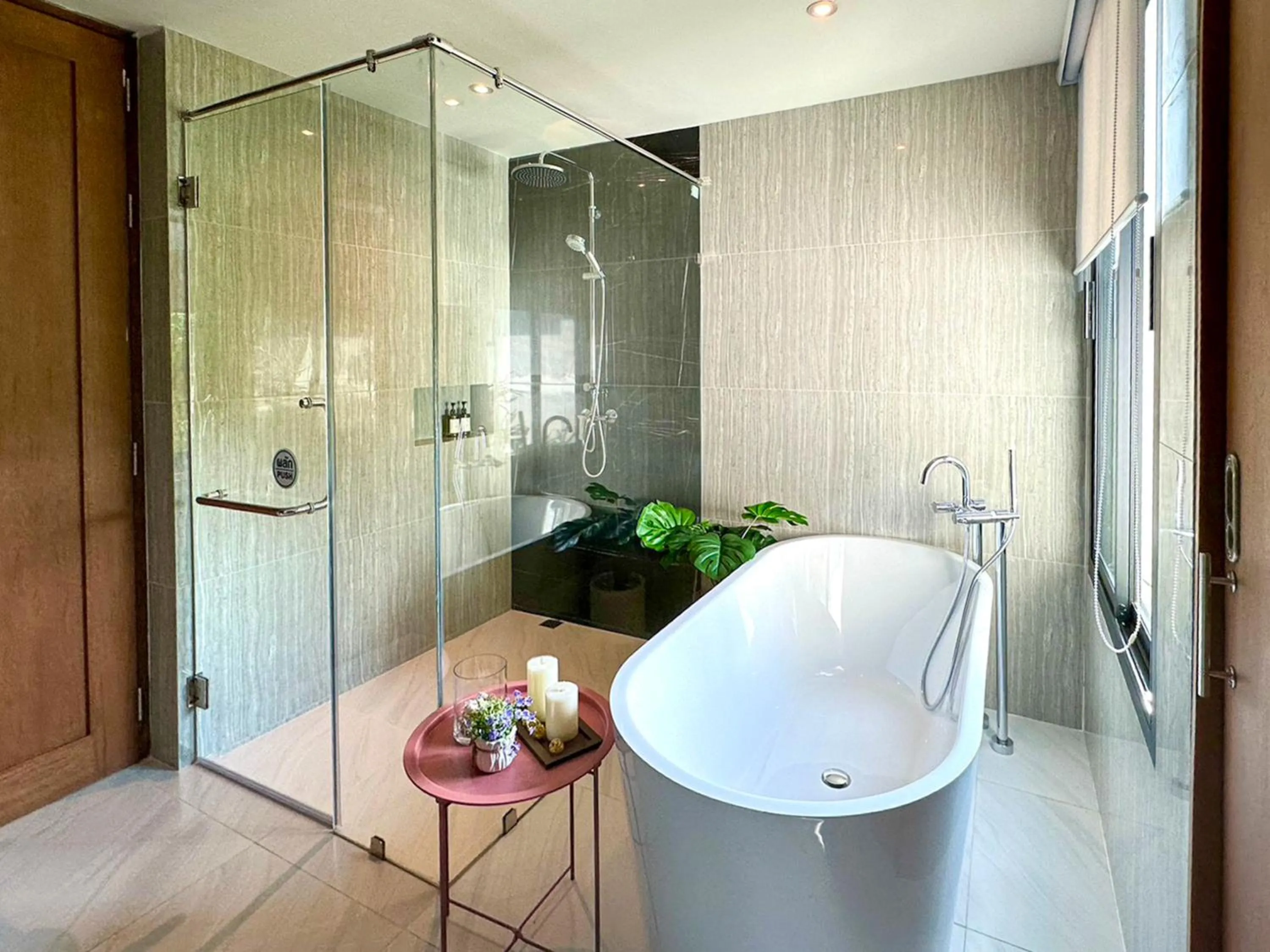 Shower in The Kiri Villas Resort