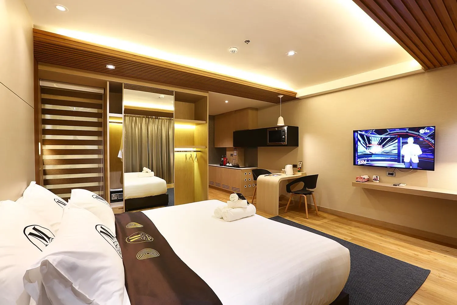 Bed in Montana Hotel Songkhla