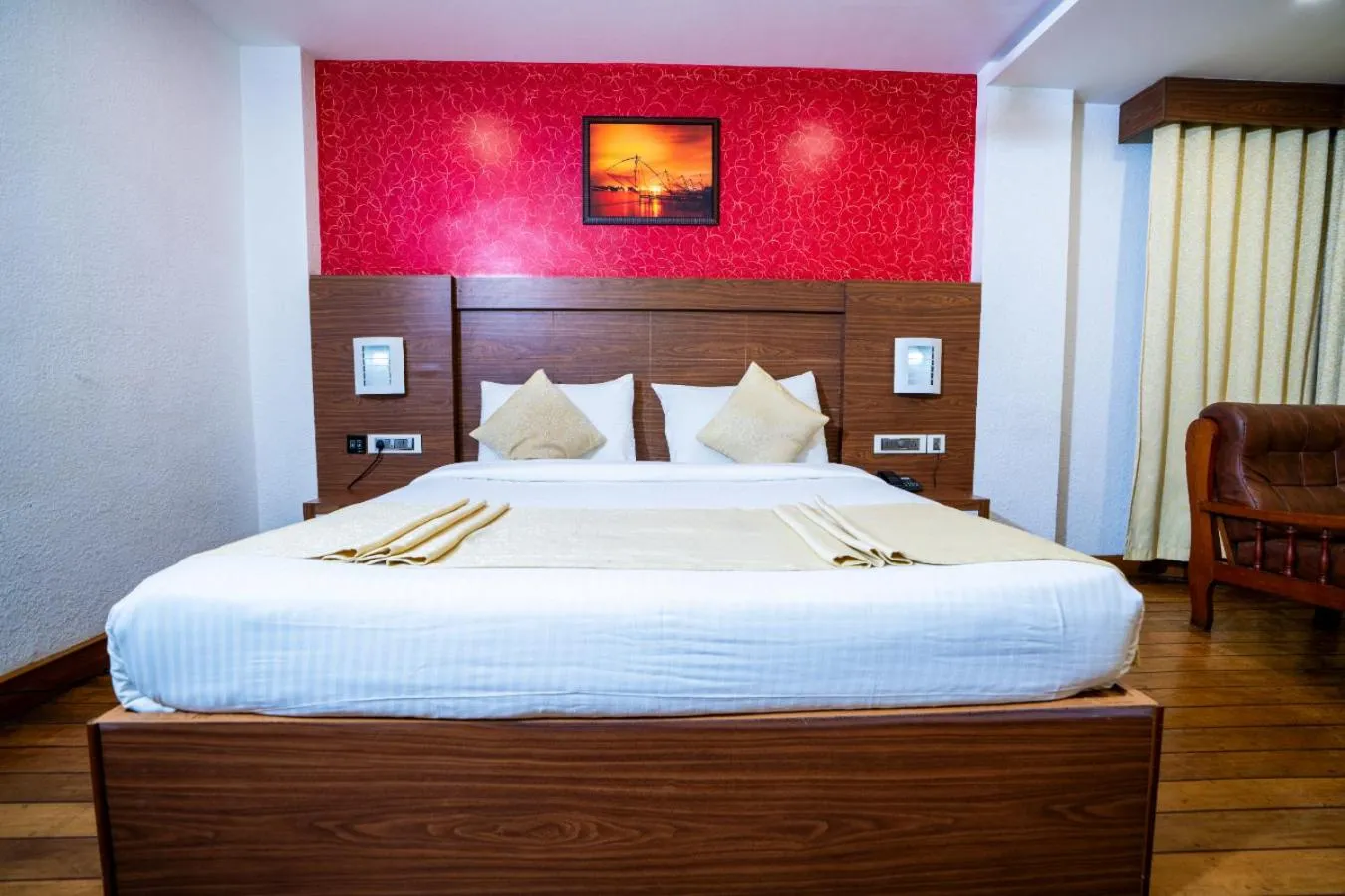 Bed in HillView Munnar