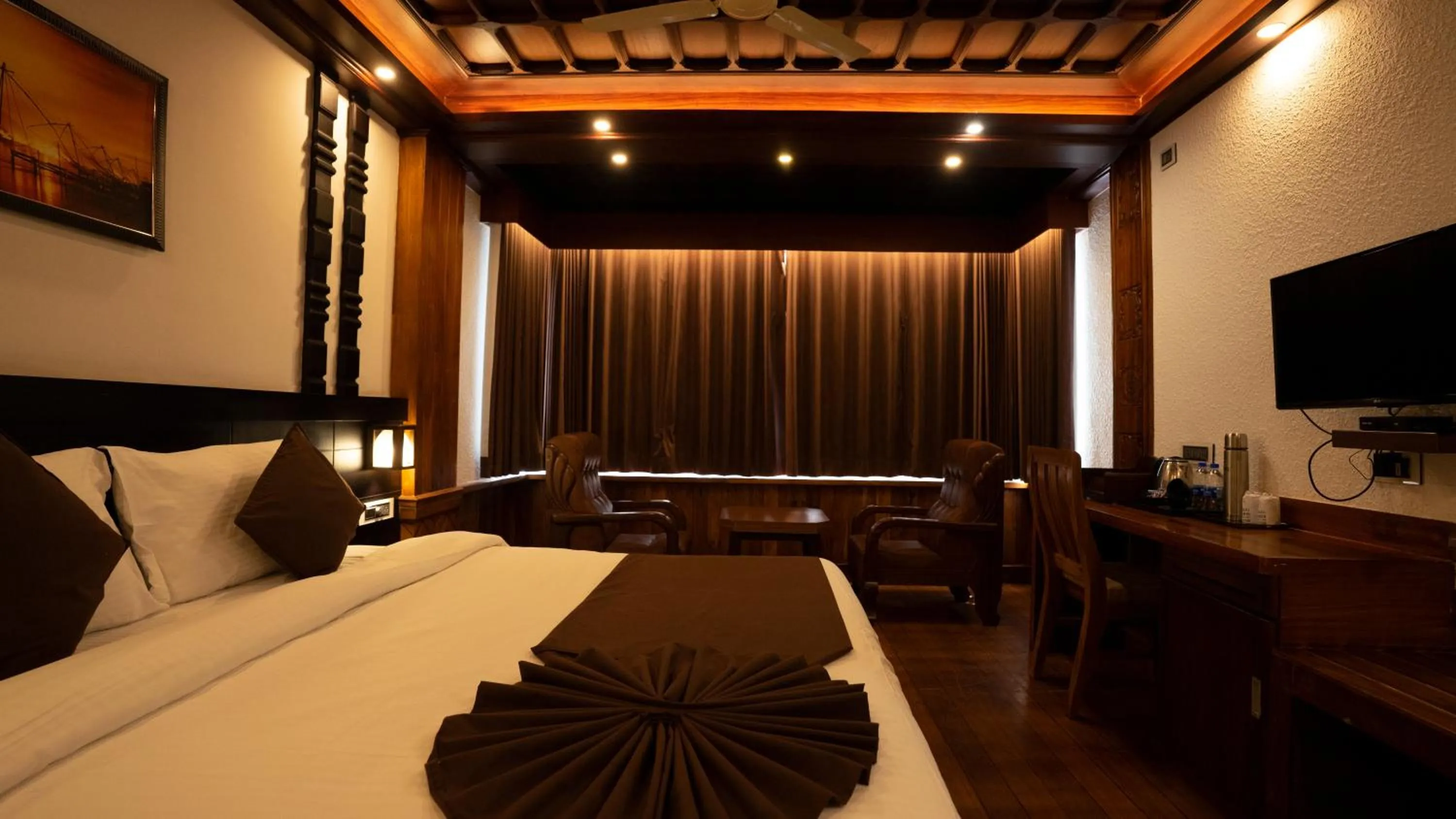 Bed in HillView Munnar