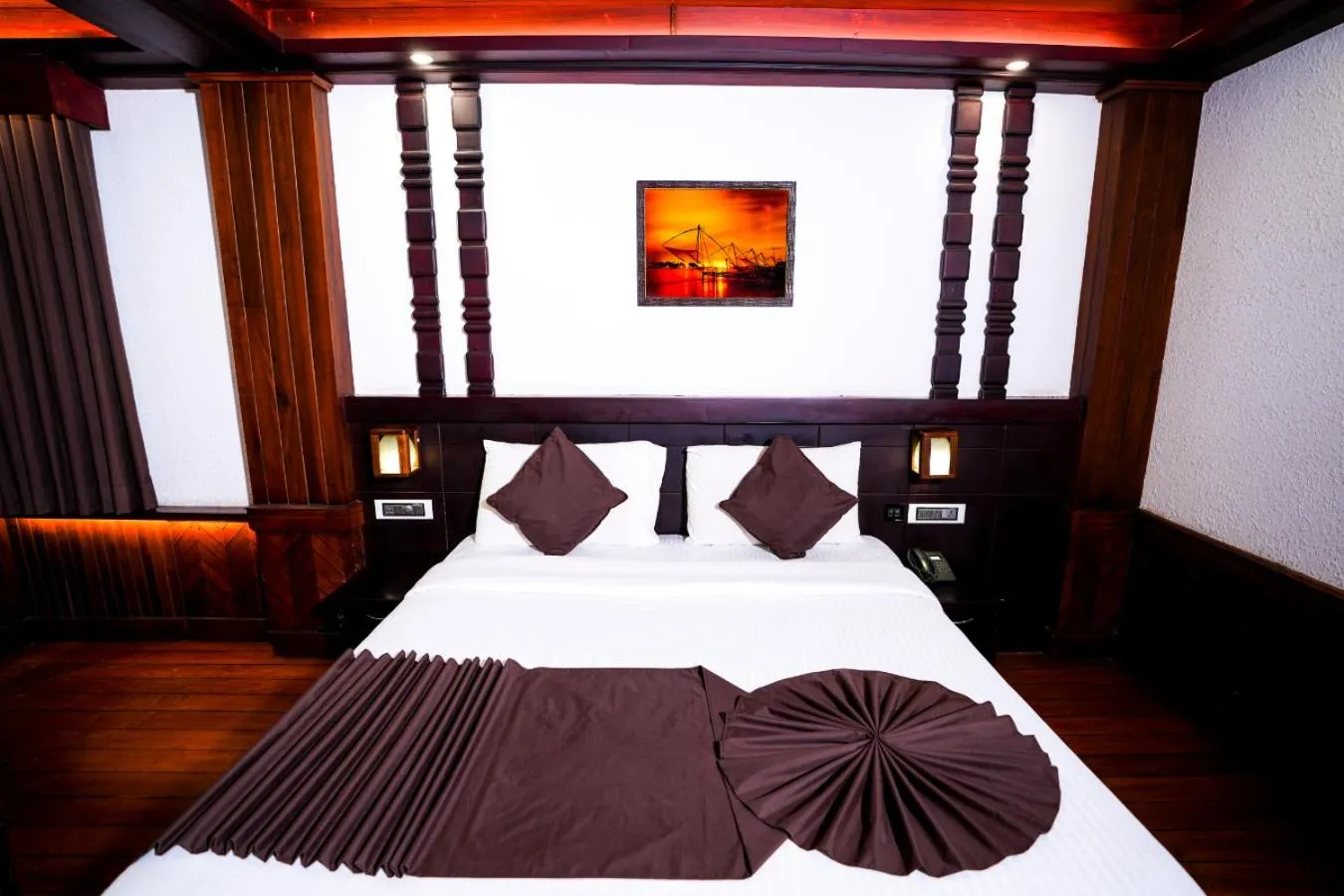 Bed in HillView Munnar