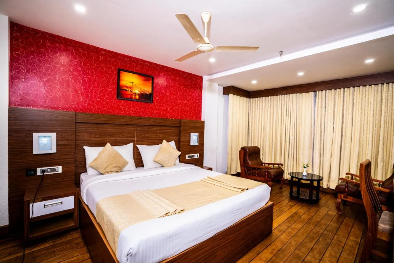 Bed in HillView Munnar