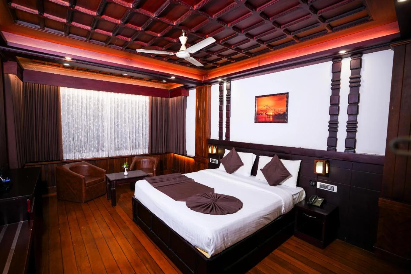 Bed in HillView Munnar