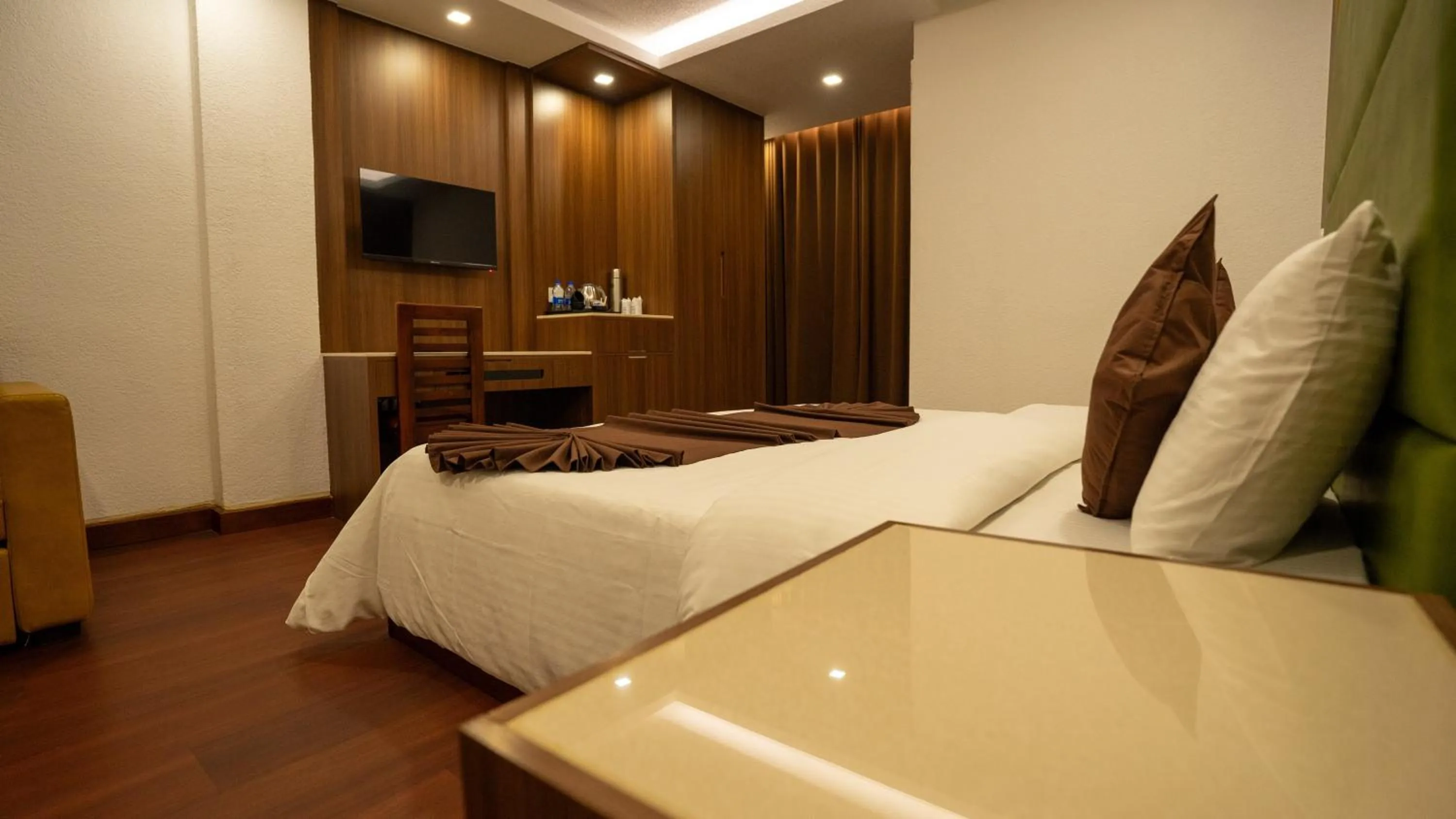 Bed in HillView Munnar