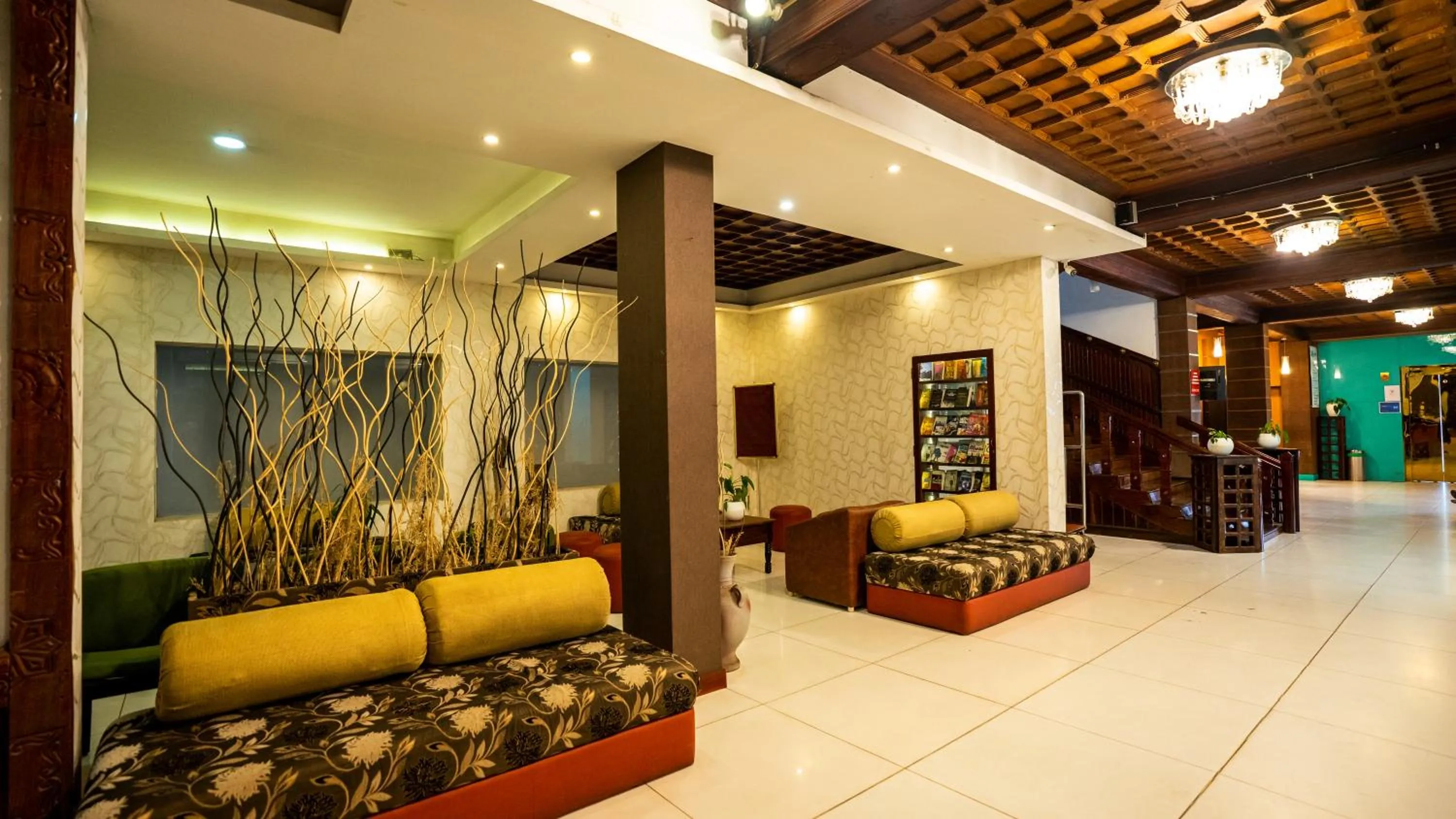 Seating area in HillView Munnar