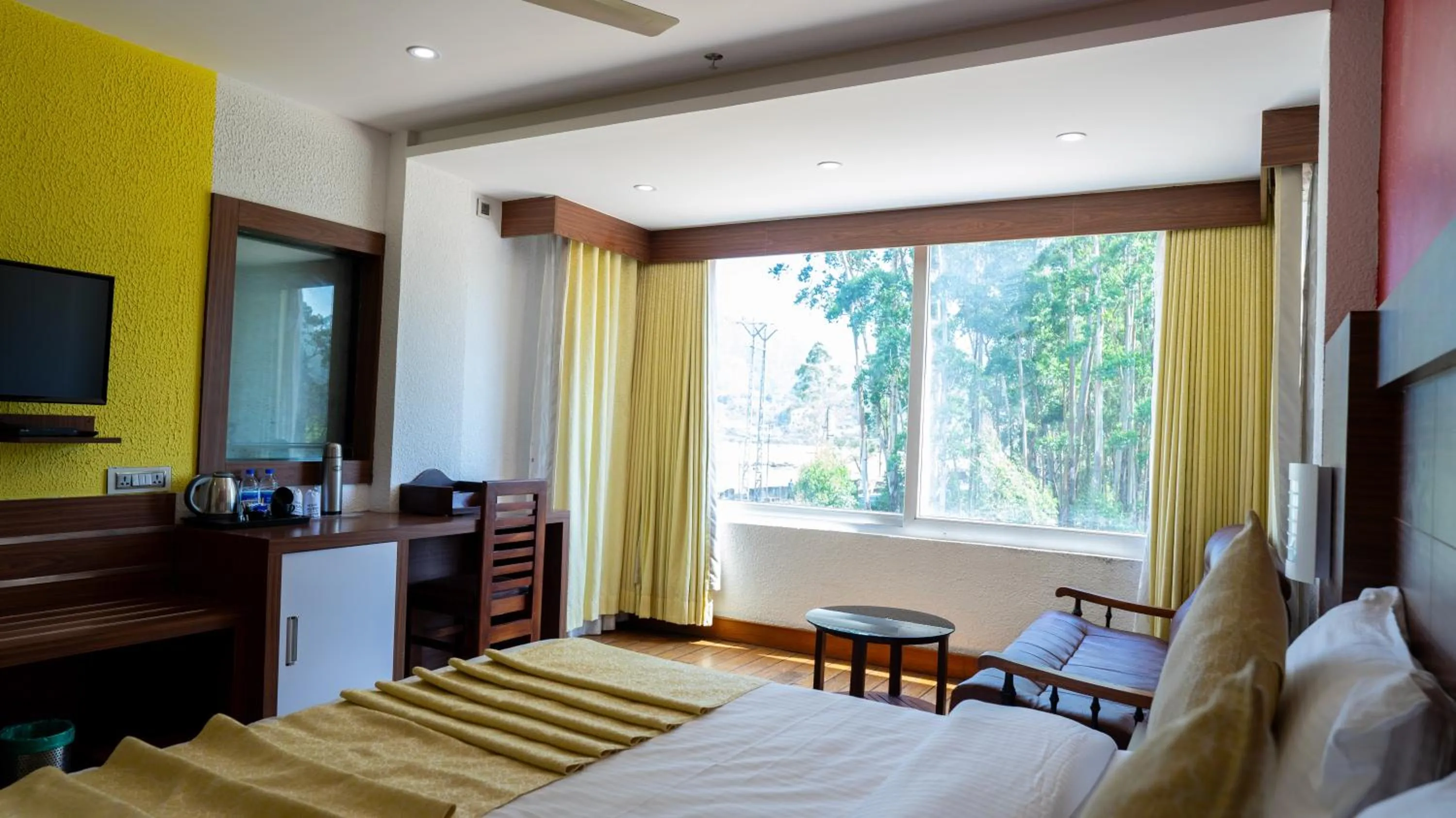 View (from property/room), Bed in HillView Munnar