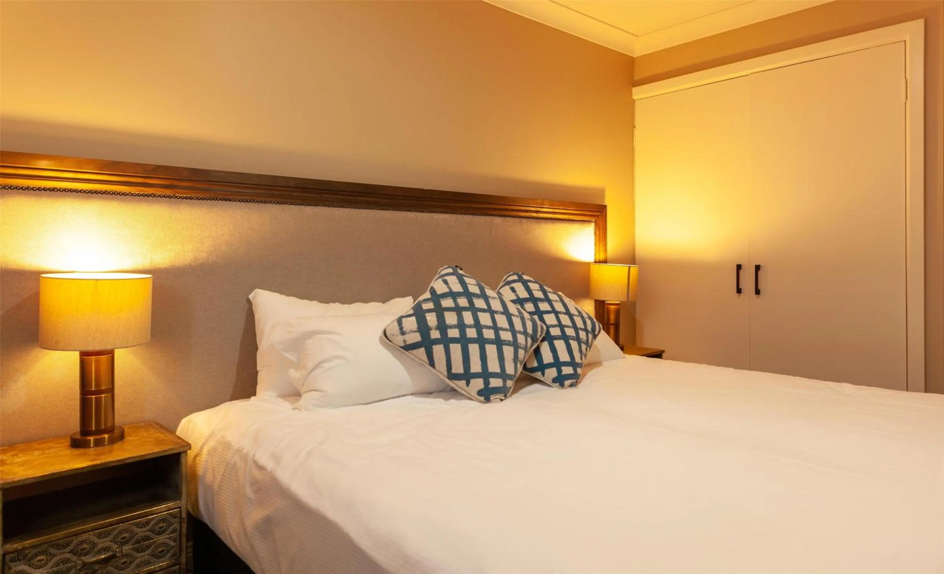 Bedroom, Bed in Nightcap at Archer Hotel