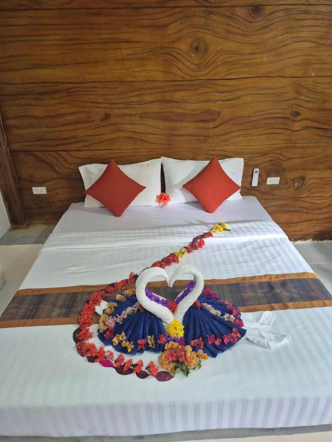 Bed in Poonsap Resort