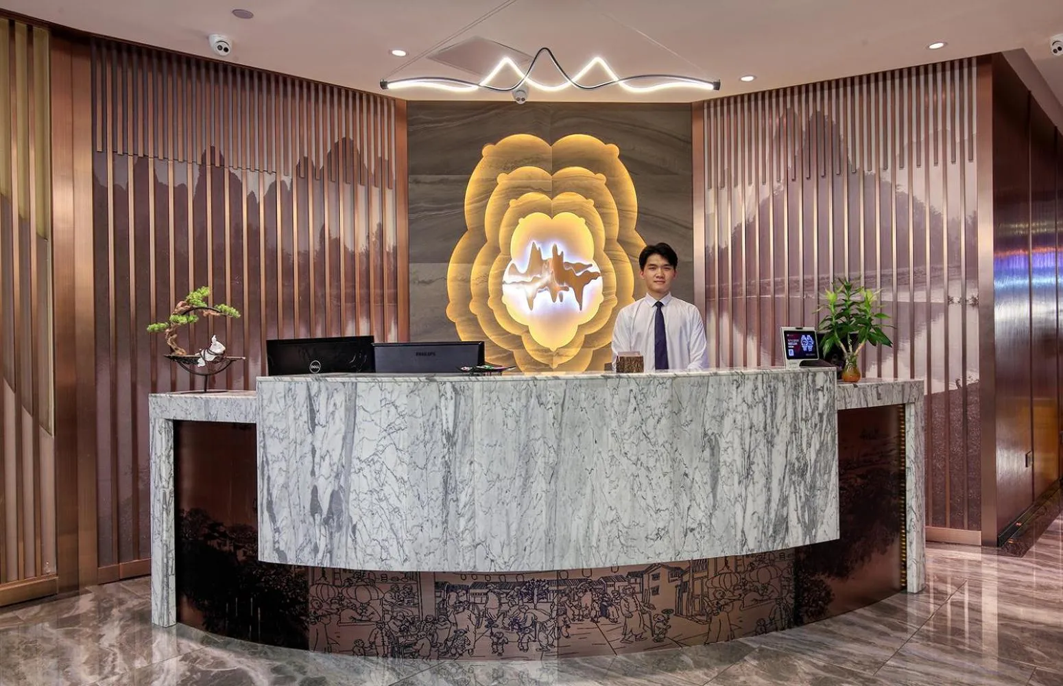 Lobby or reception in Wing Hotel Guilin - Central Square