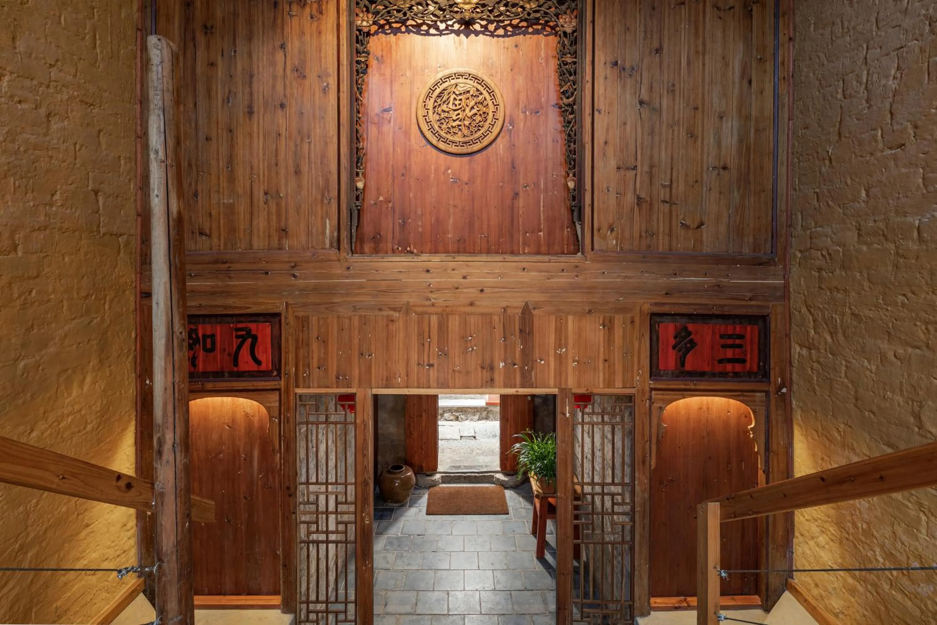 Seating area in Yangshuo Secret Garden