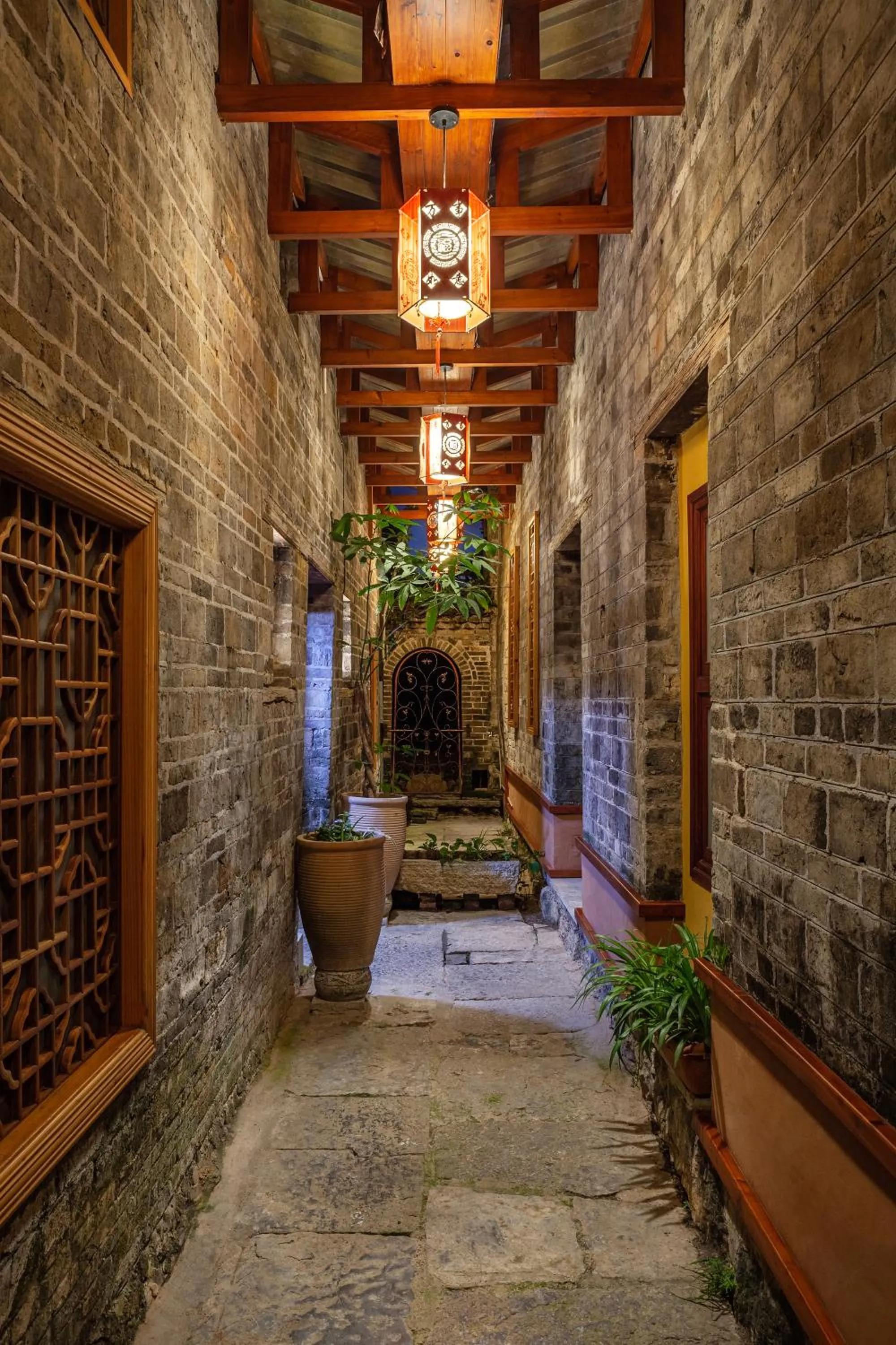 Facade/entrance in Yangshuo Secret Garden
