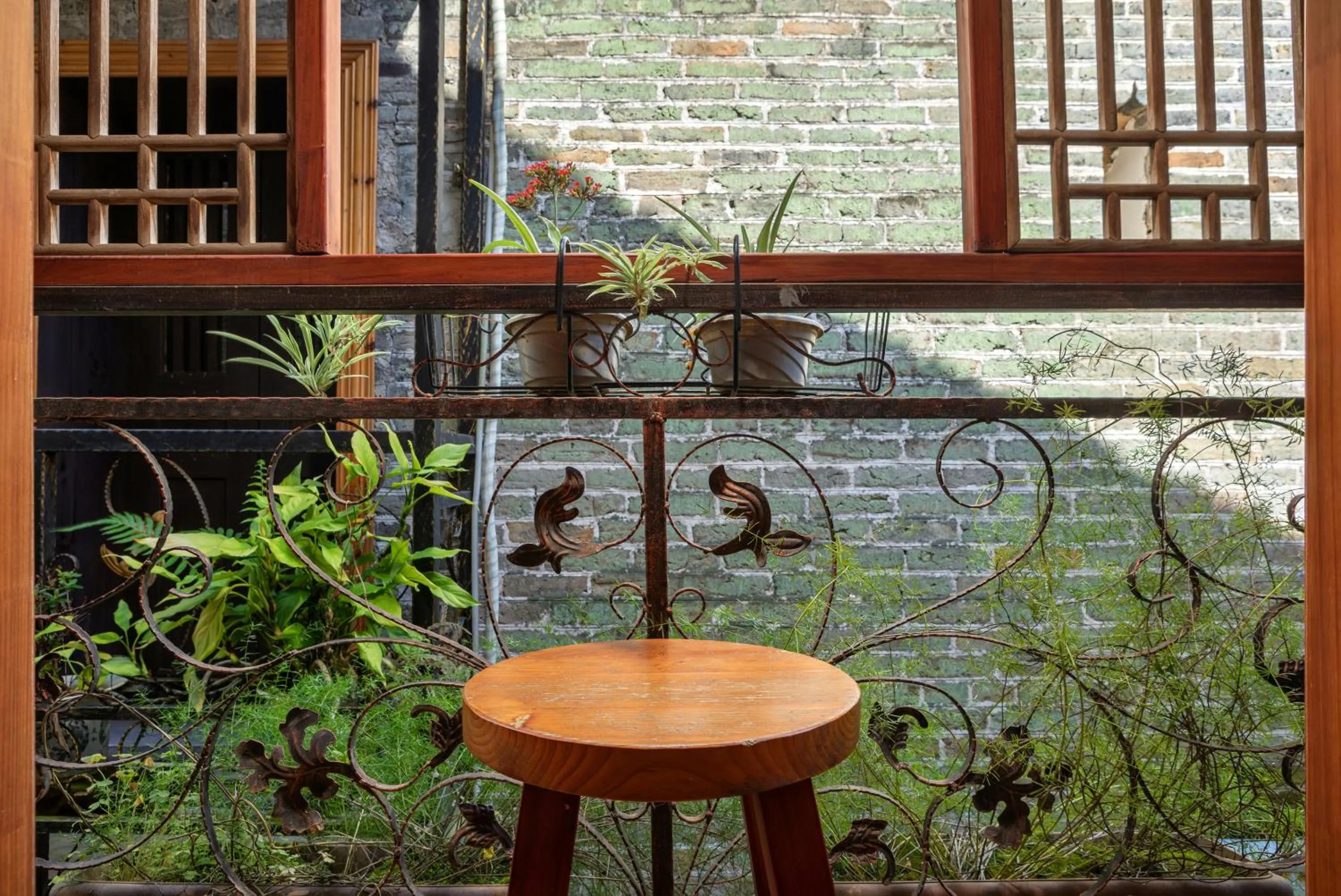 Balcony/Terrace in Yangshuo Secret Garden