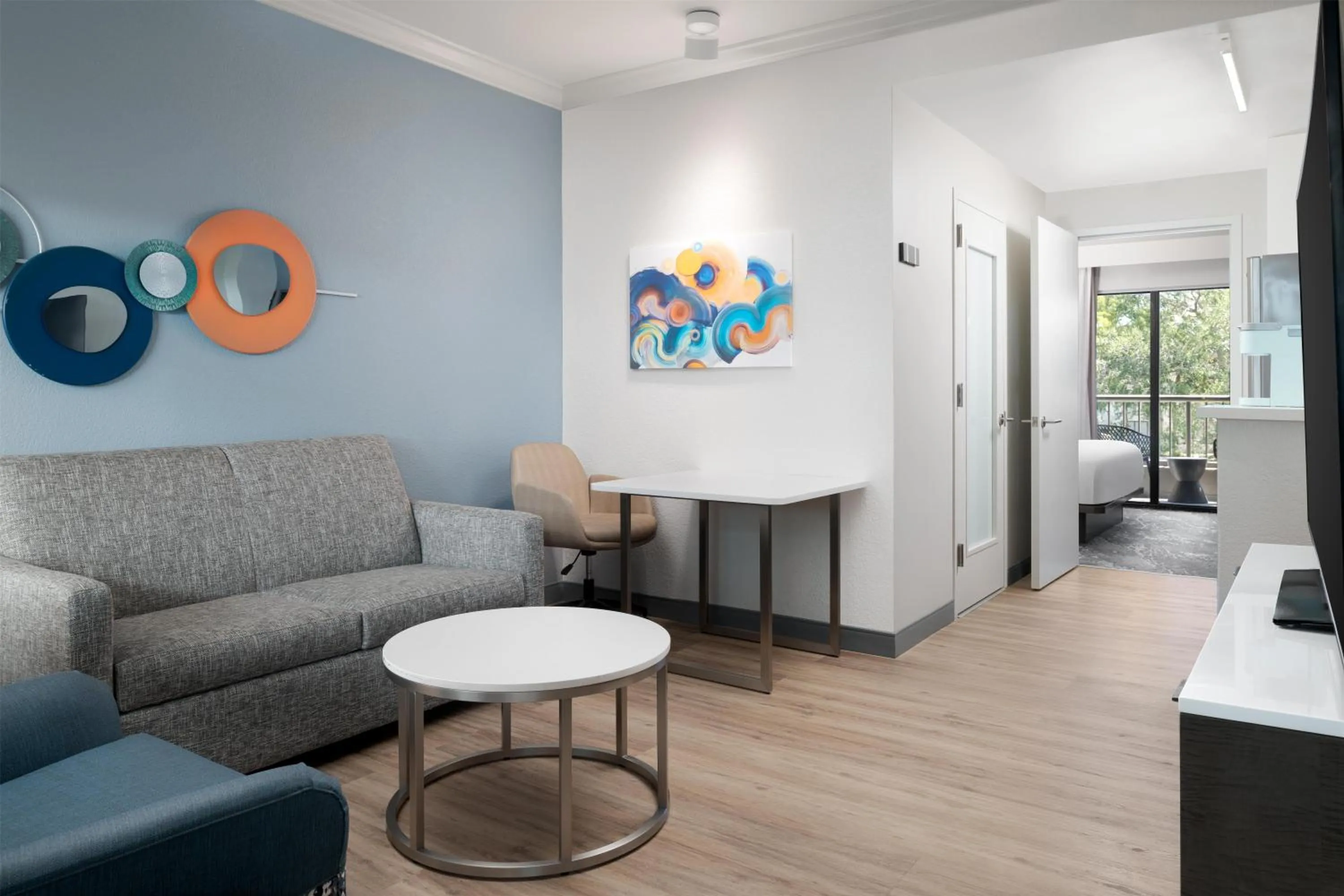 Bedroom in Hilton Boca Raton Suites