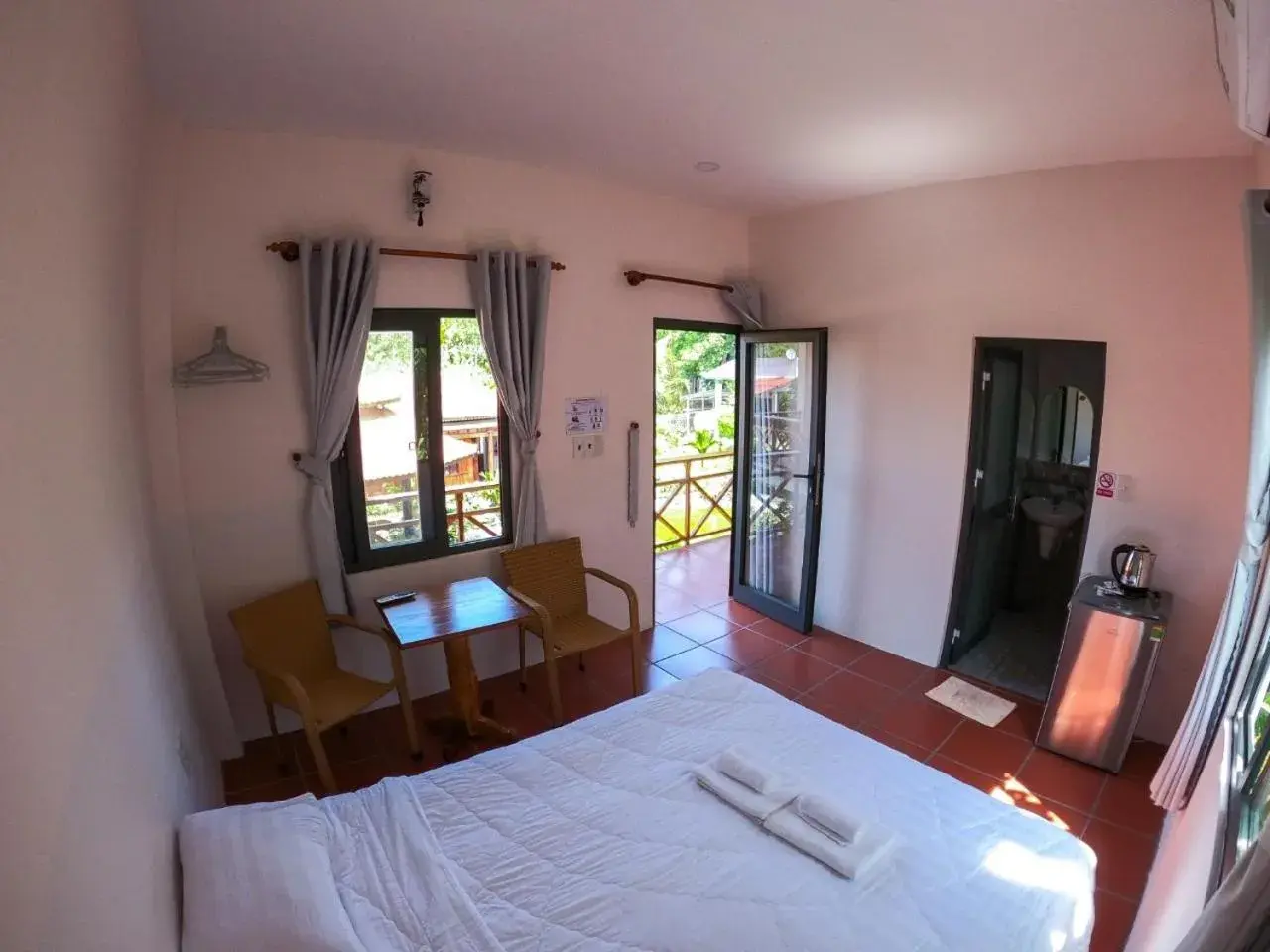 Deluxe Double Room in Phu Quoc Areca Garden Bungalow Deluxe Double Room in Phu Quoc Areca Garden Bungalow