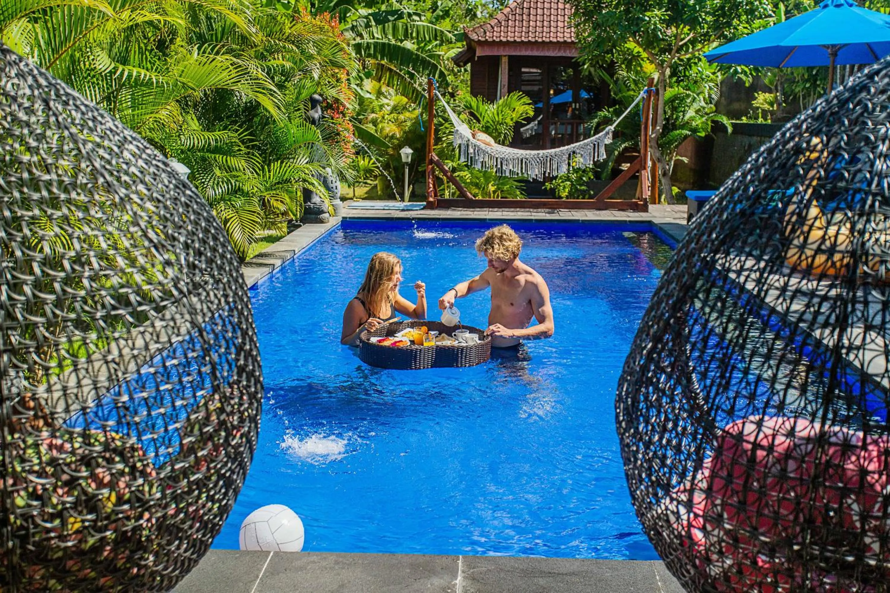 Guests in Tatak Bunut Villa Ceningan