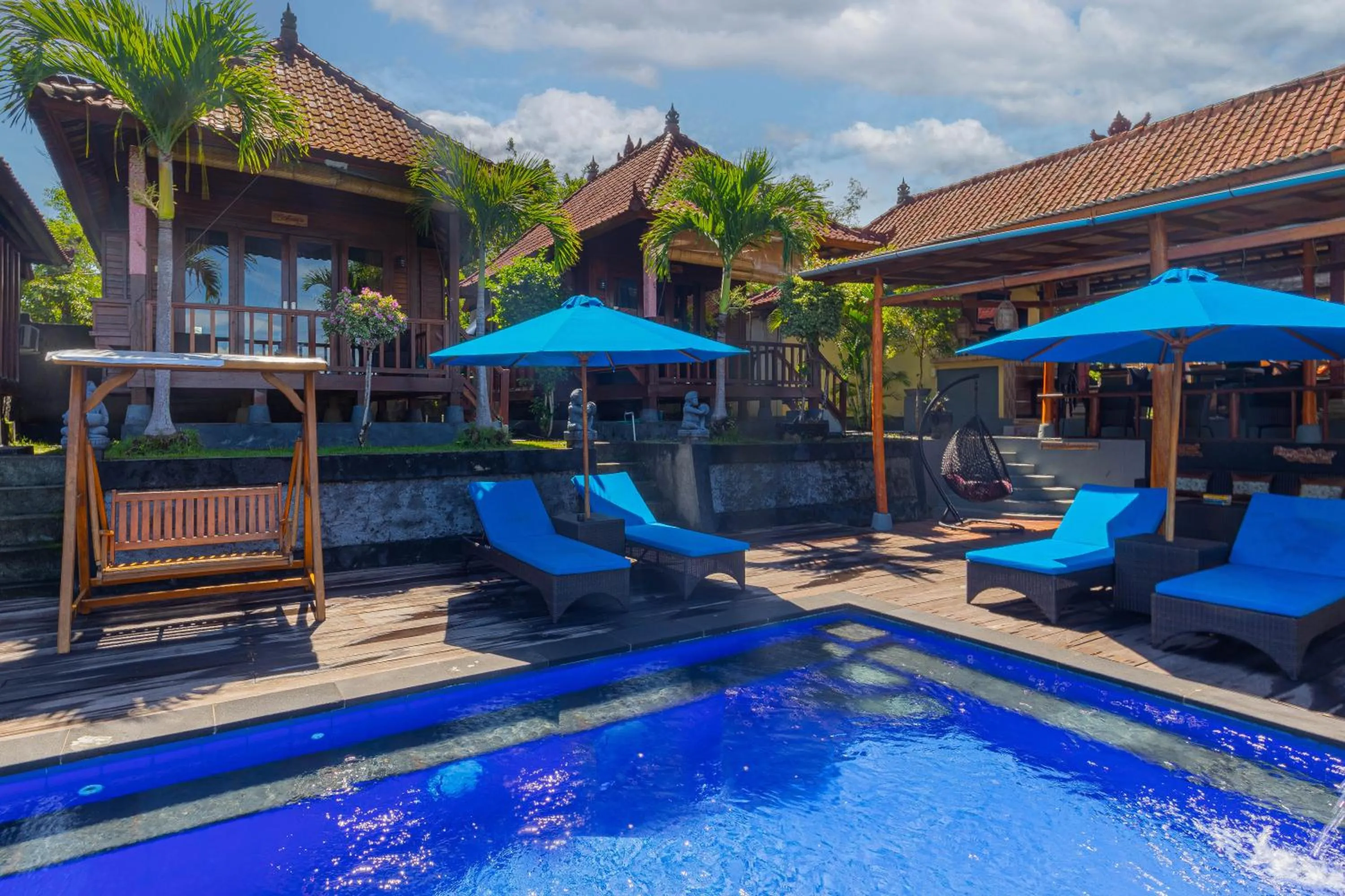 Swimming pool in Tatak Bunut Villa Ceningan