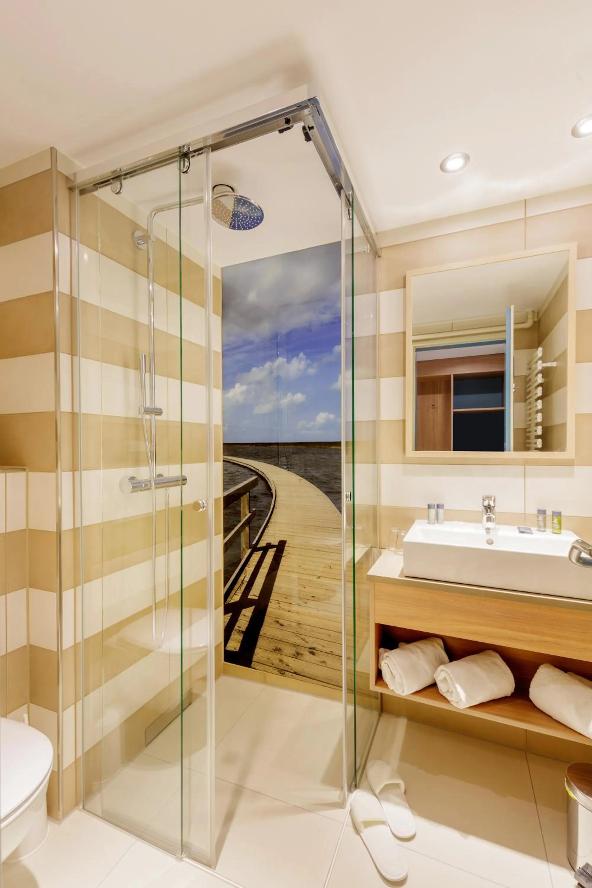 Shower in Hotel Nordseeküste by Center Parcs