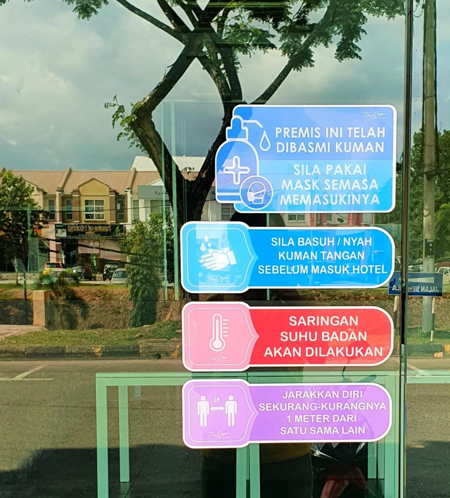 Facade/entrance in Hotel Bestari