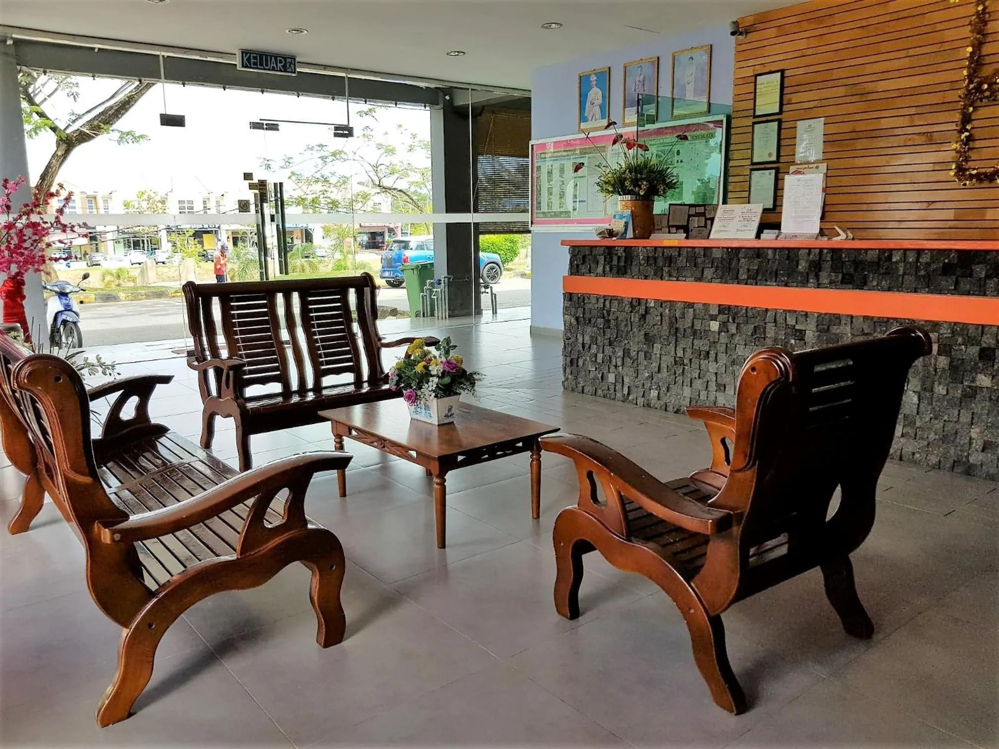 Lobby or reception in Hotel Bestari